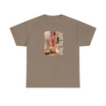 Unisex Heavy Cotton Tee with Undresser on heavy cotton blah blah