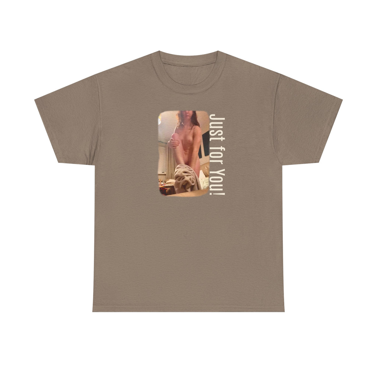 Unisex Heavy Cotton Tee with Undresser on heavy cotton blah blah