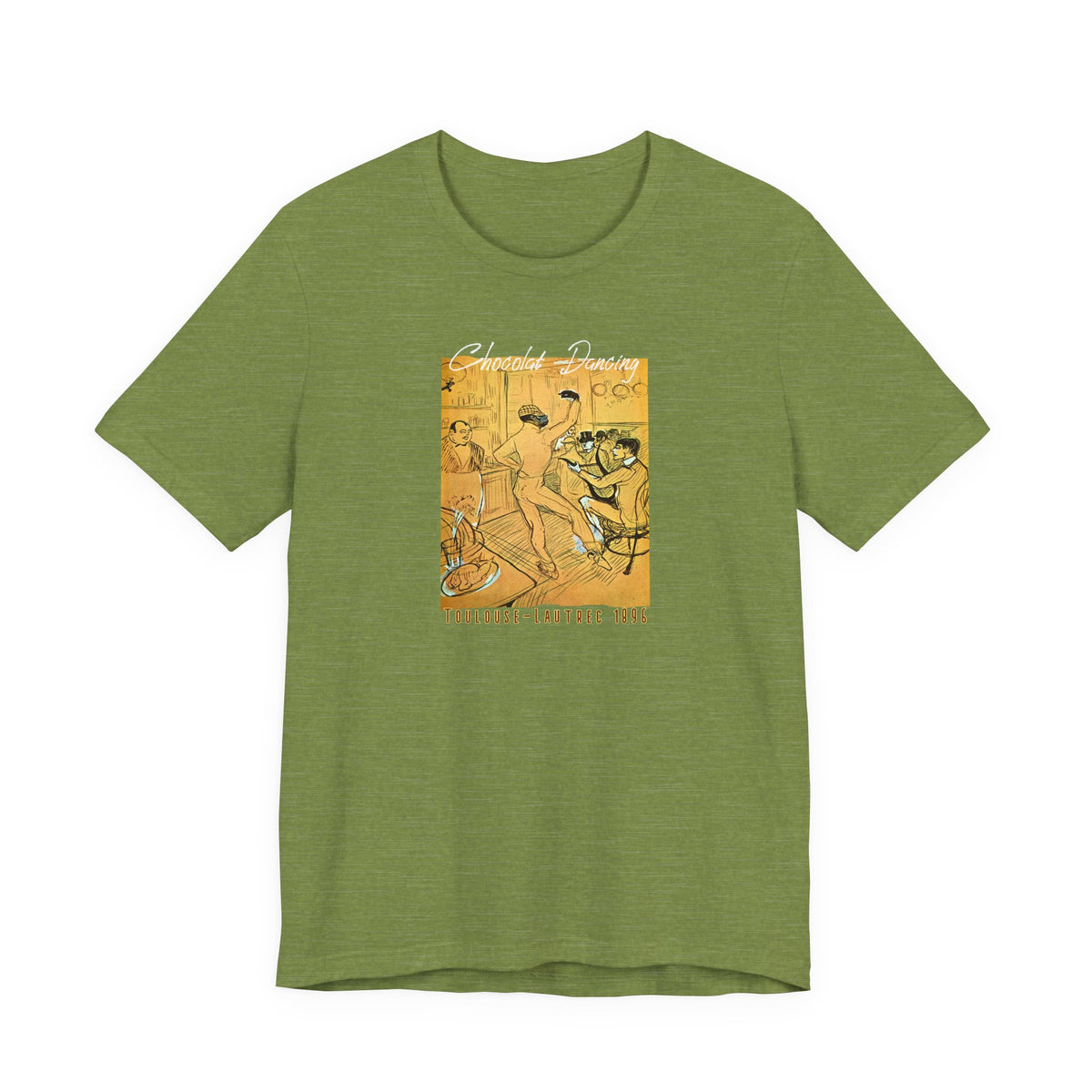 Toulouse Lautrec 'Chocolat Dancing'  Art print on  soft cotton lightweight T shirt
