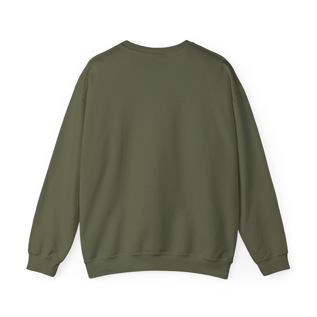 'Braque' Cubist Art print on Crewneck Sweatshirt medium heavy 50/50 cotton poly blend for durability.
