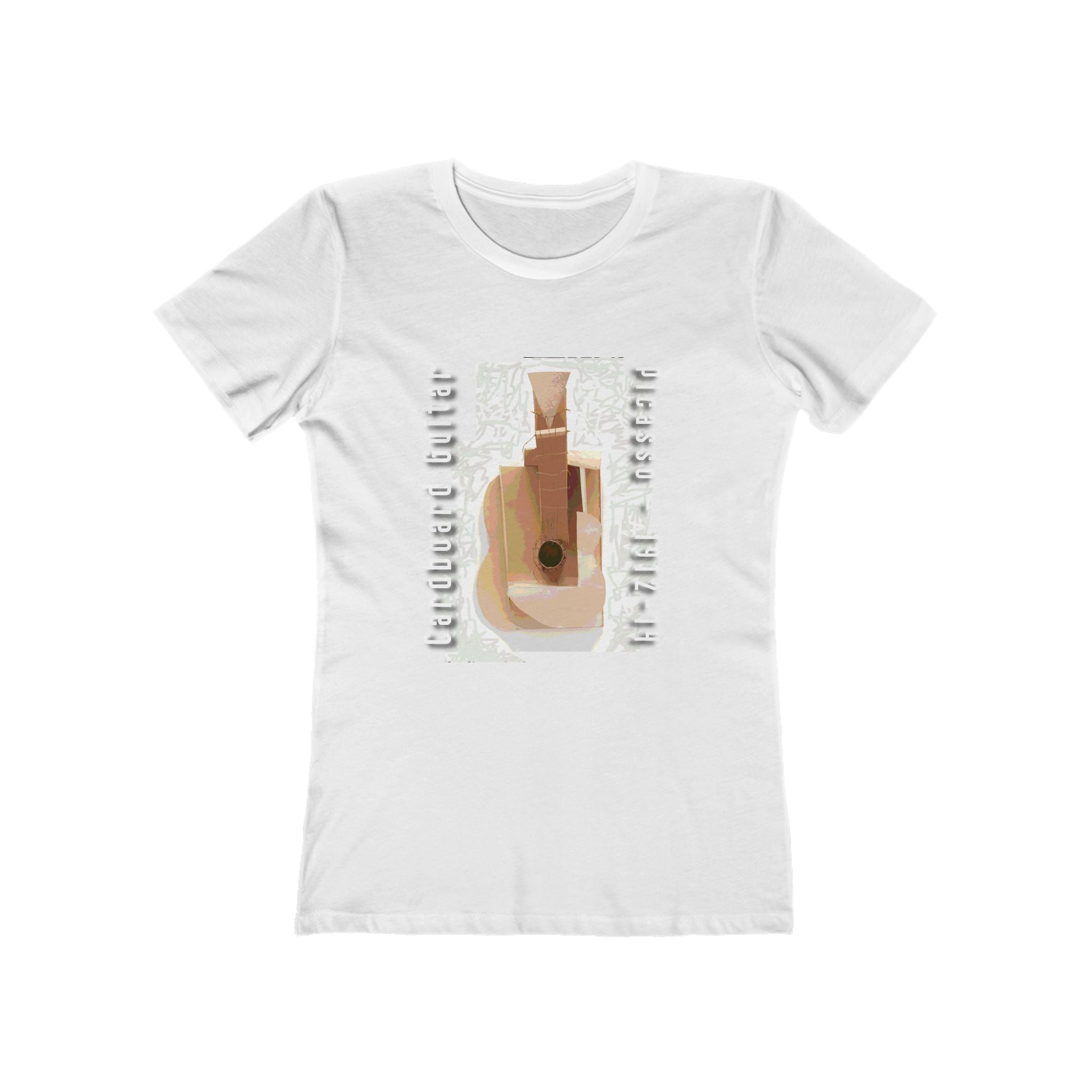 Slim fit Soft Cotton T shirt with Picasso Guitar Art Print!