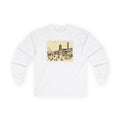 LS Lowry A NOrthern Town Art print on medium weight soft cotton Long Sleeve T shirt