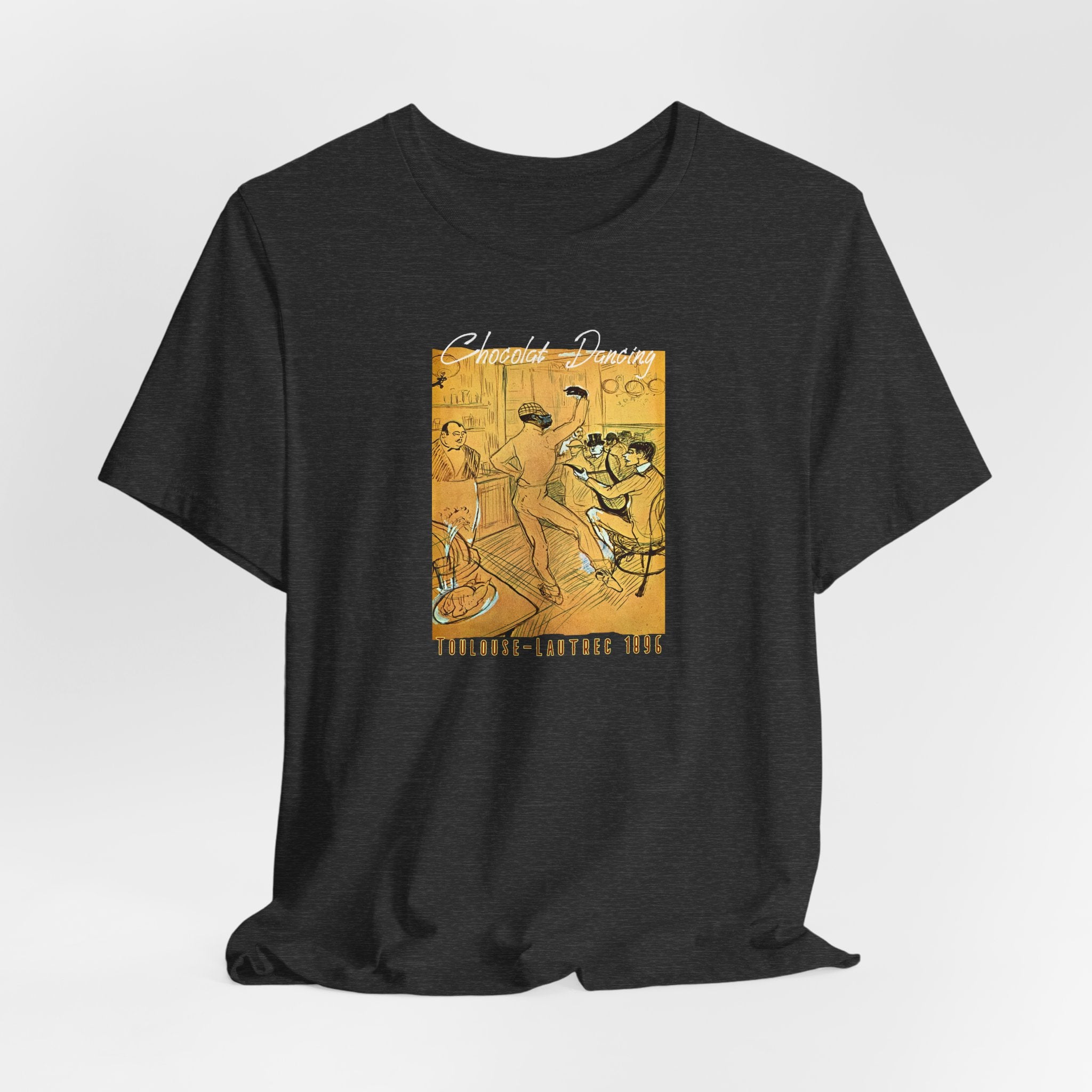 Toulouse Lautrec 'Chocolat Dancing'  Art print on  soft cotton lightweight T shirt