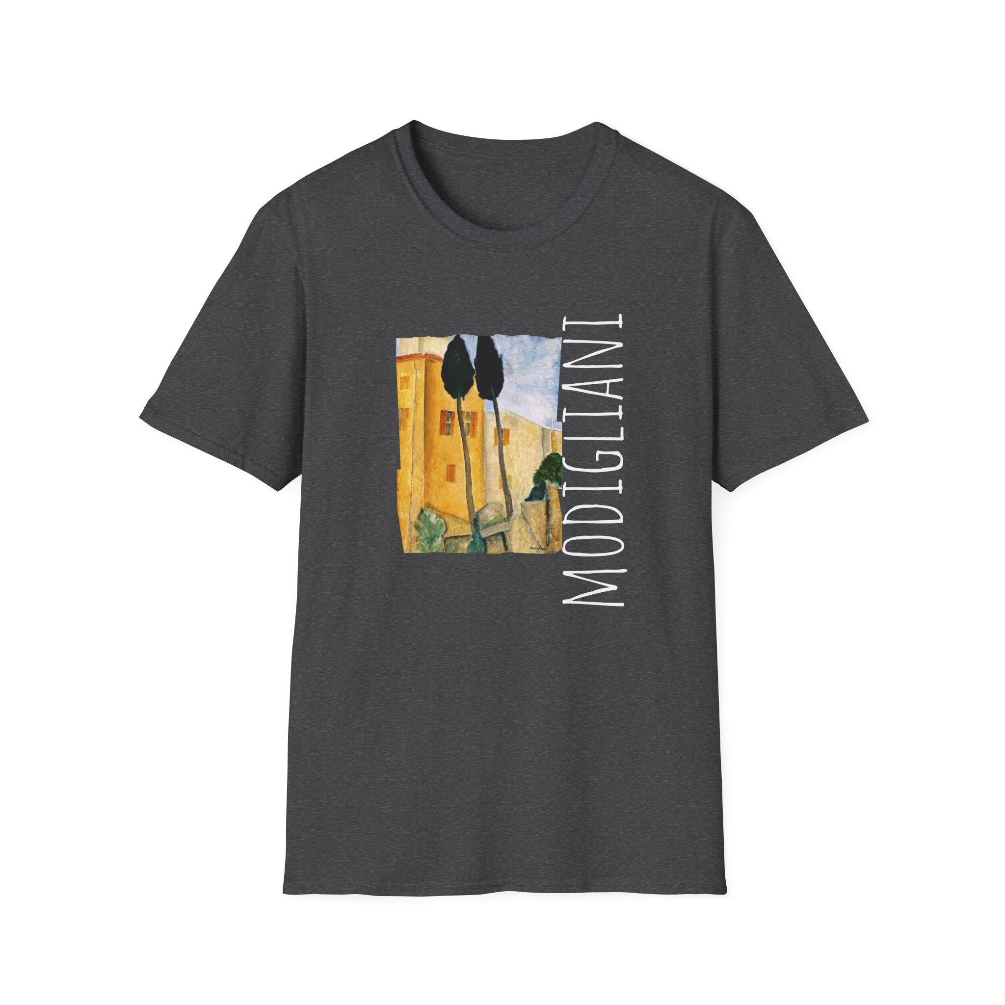Unisex soft style Tshirt with Modigliani Art print