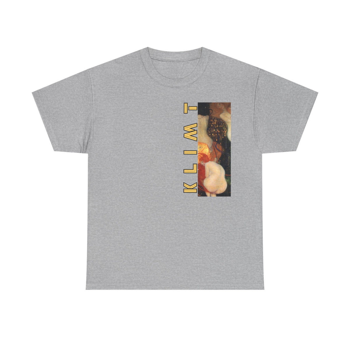 Klimt 'Goldfish' Art print on medium weight 100% cotton T shirt