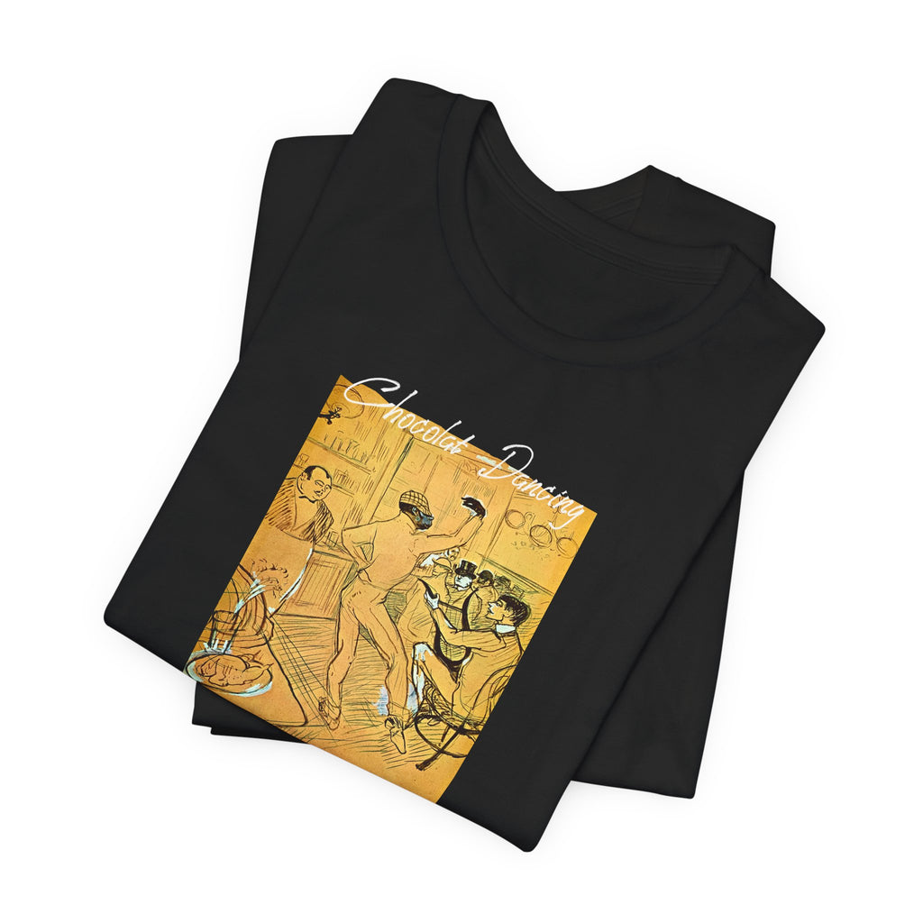 Toulouse Lautrec 'Chocolat Dancing'  Art print on  soft cotton lightweight T shirt