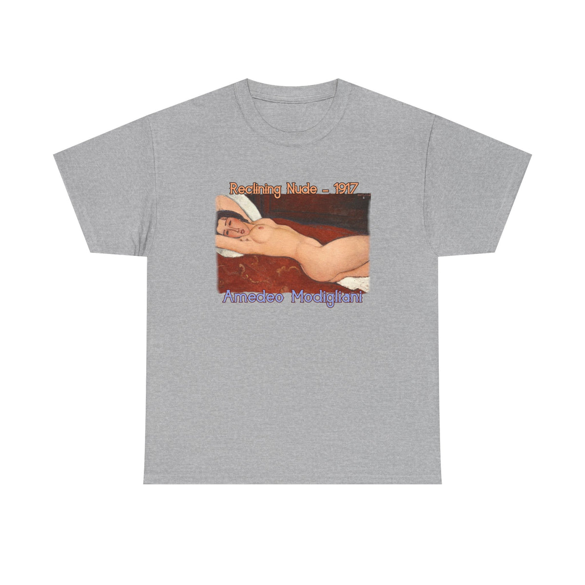 Amedeo Modigliani "Nude" Art print on 100% cotton T shirt