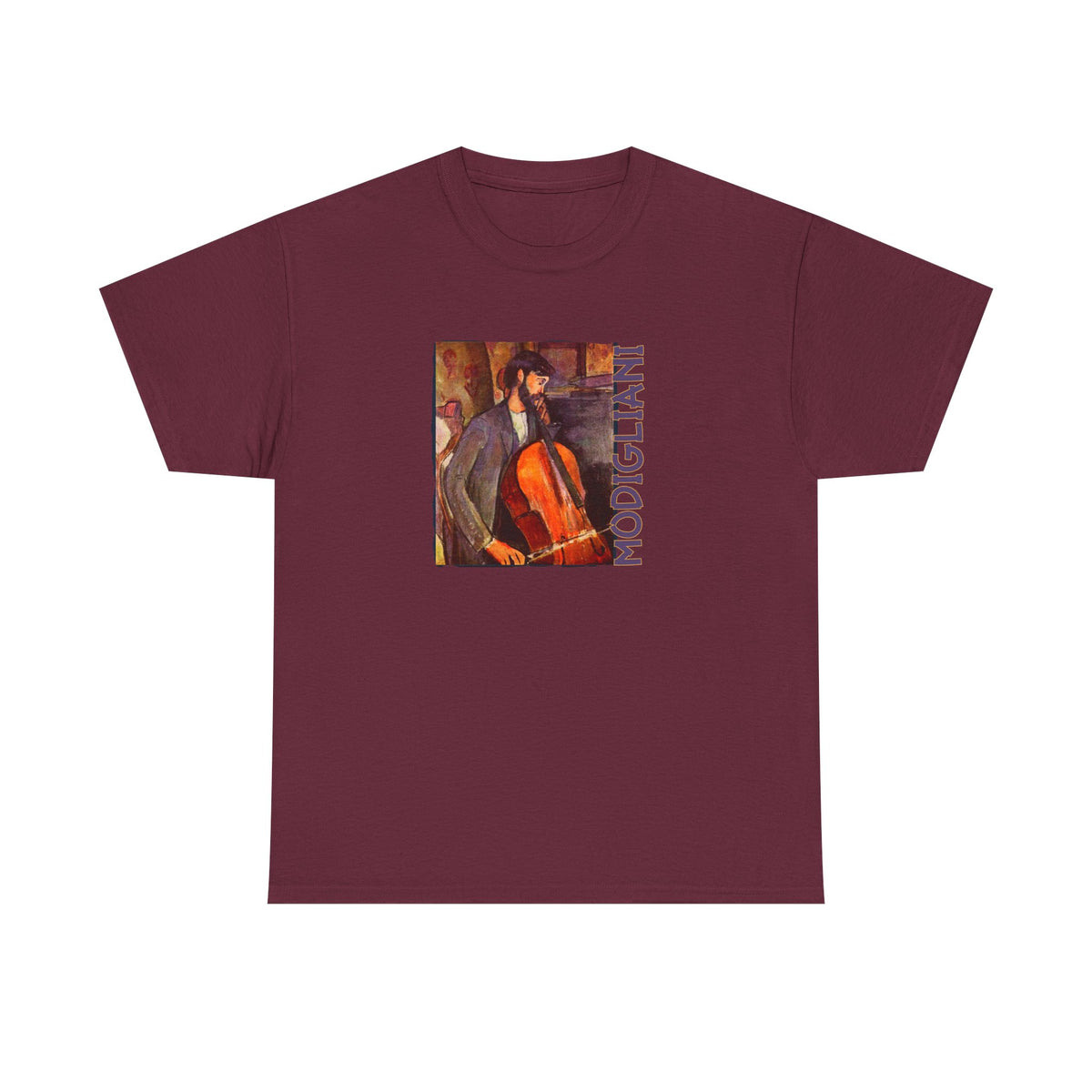 Modigliani Art print of  'The Cellist' on soft breathable 100% cotton