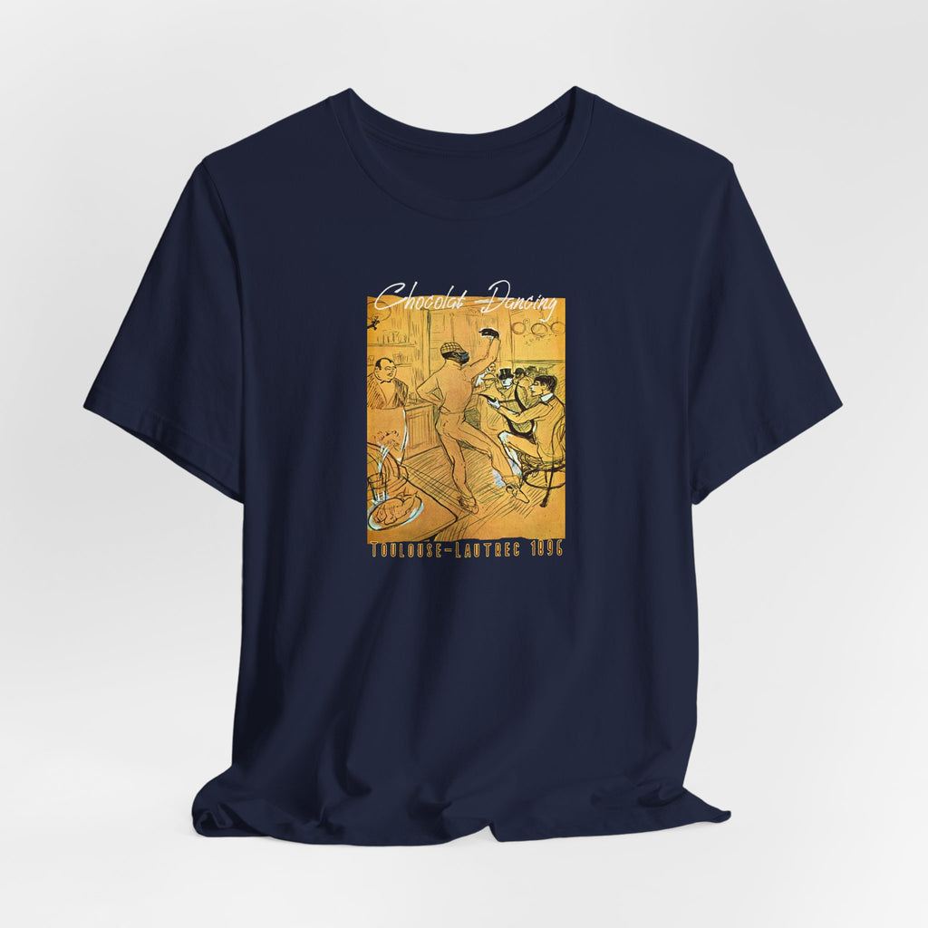 Toulouse Lautrec 'Chocolat Dancing'  Art print on  soft cotton lightweight T shirt