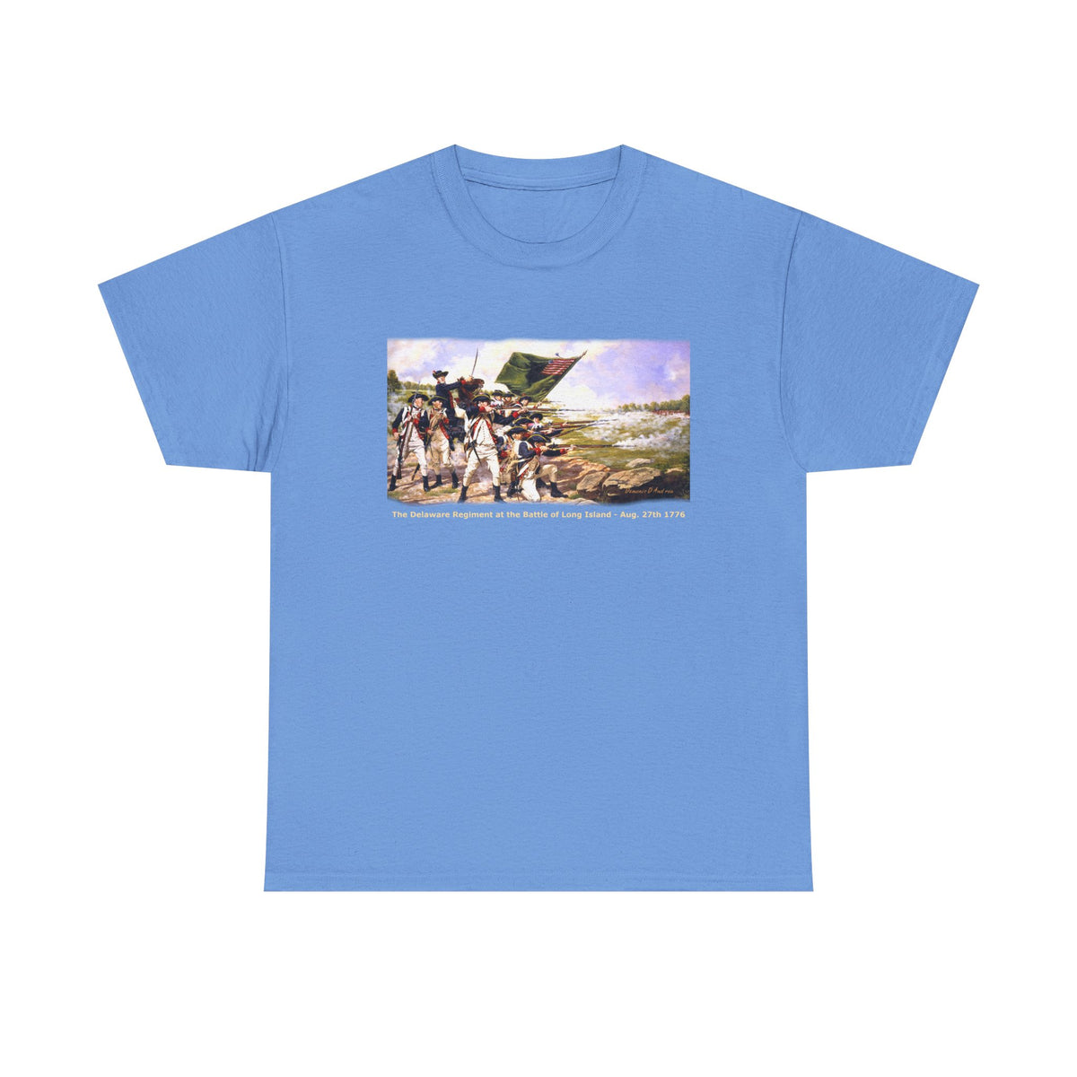 "The Battle of Long Island 1776'   Art Print on 100% cotton Tshirt (with personalize option)