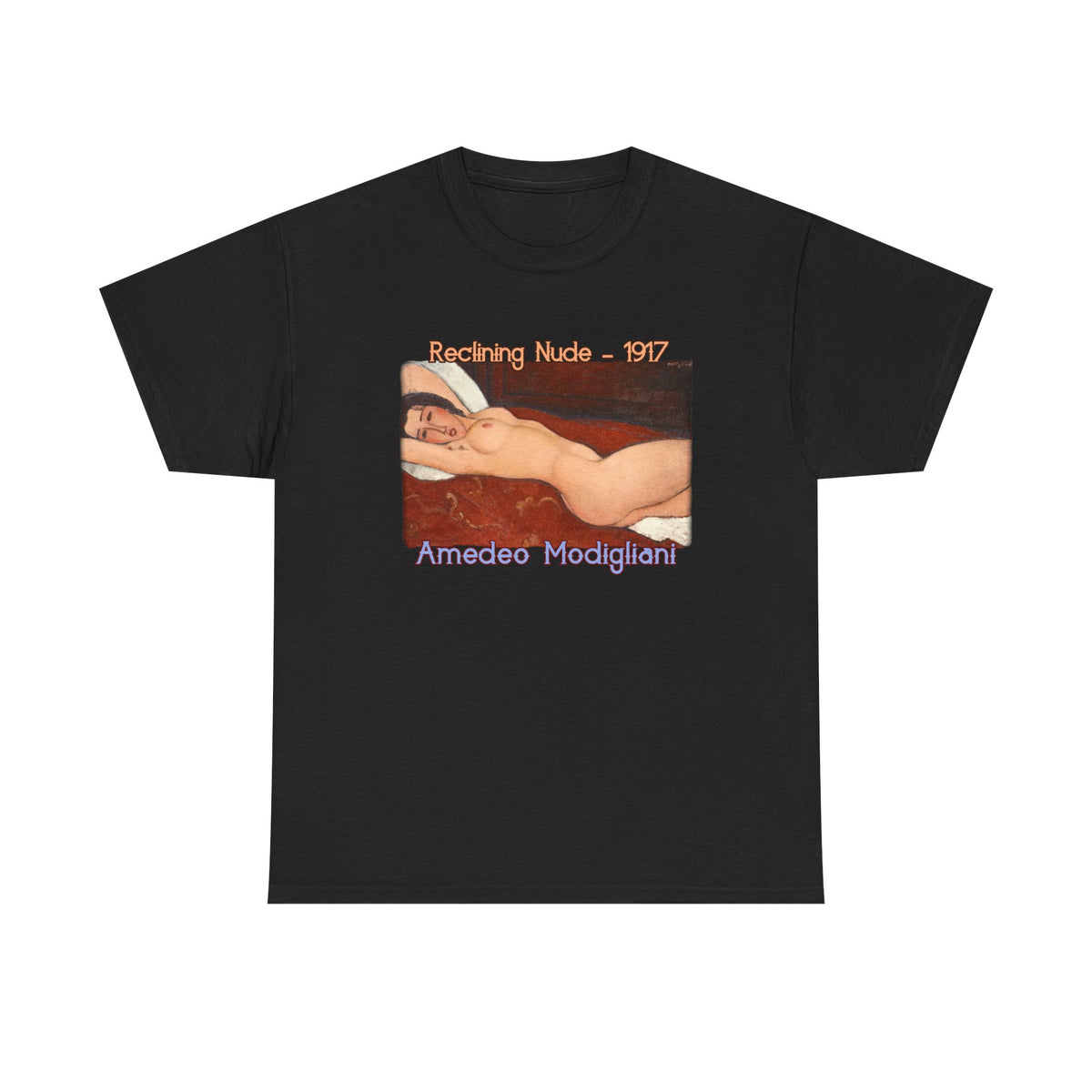 Amedeo Modigliani "Nude" Art print on 100% cotton T shirt