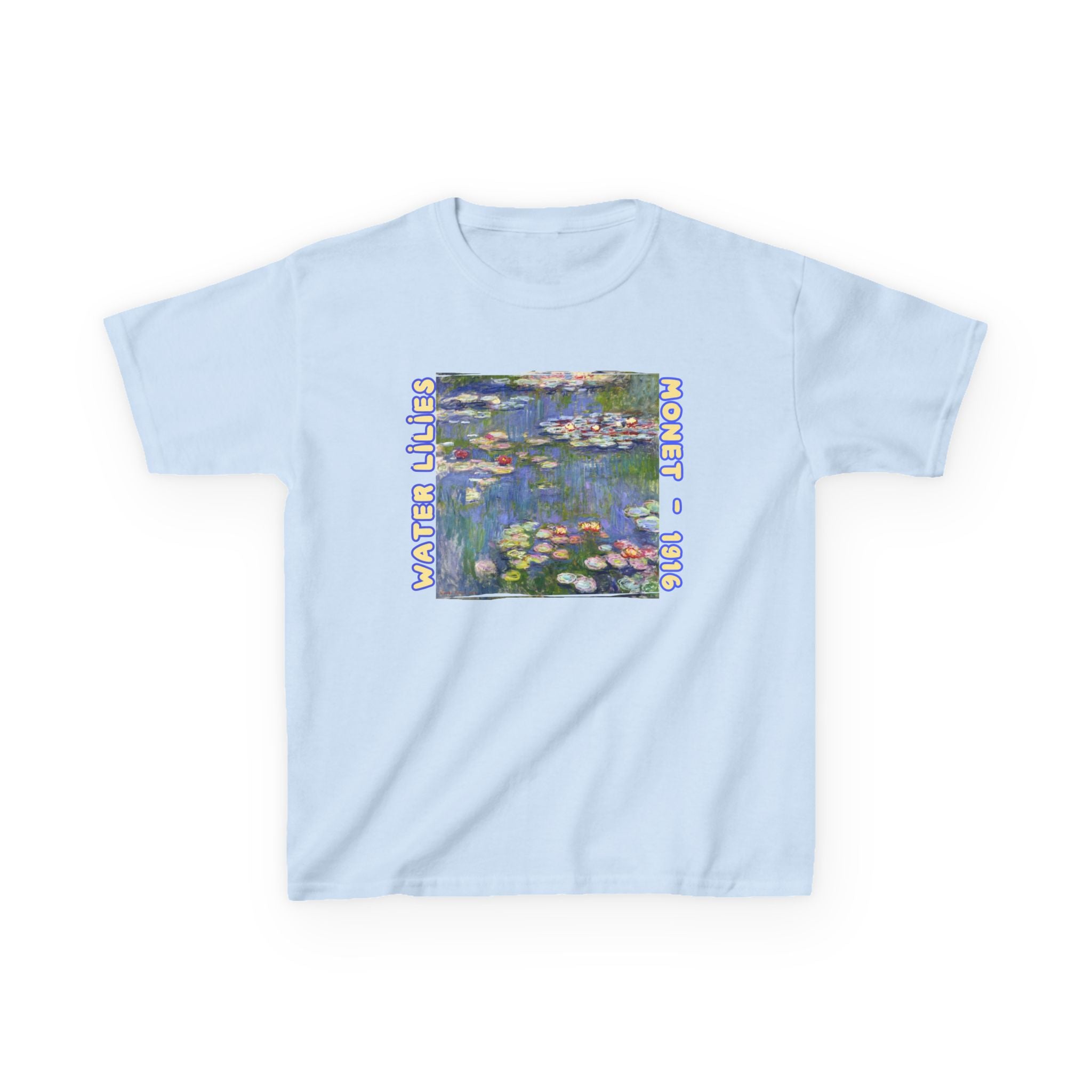 Kids T‑Shirt — Monet Water Lilies Art Print (Water Lilies, 1916)