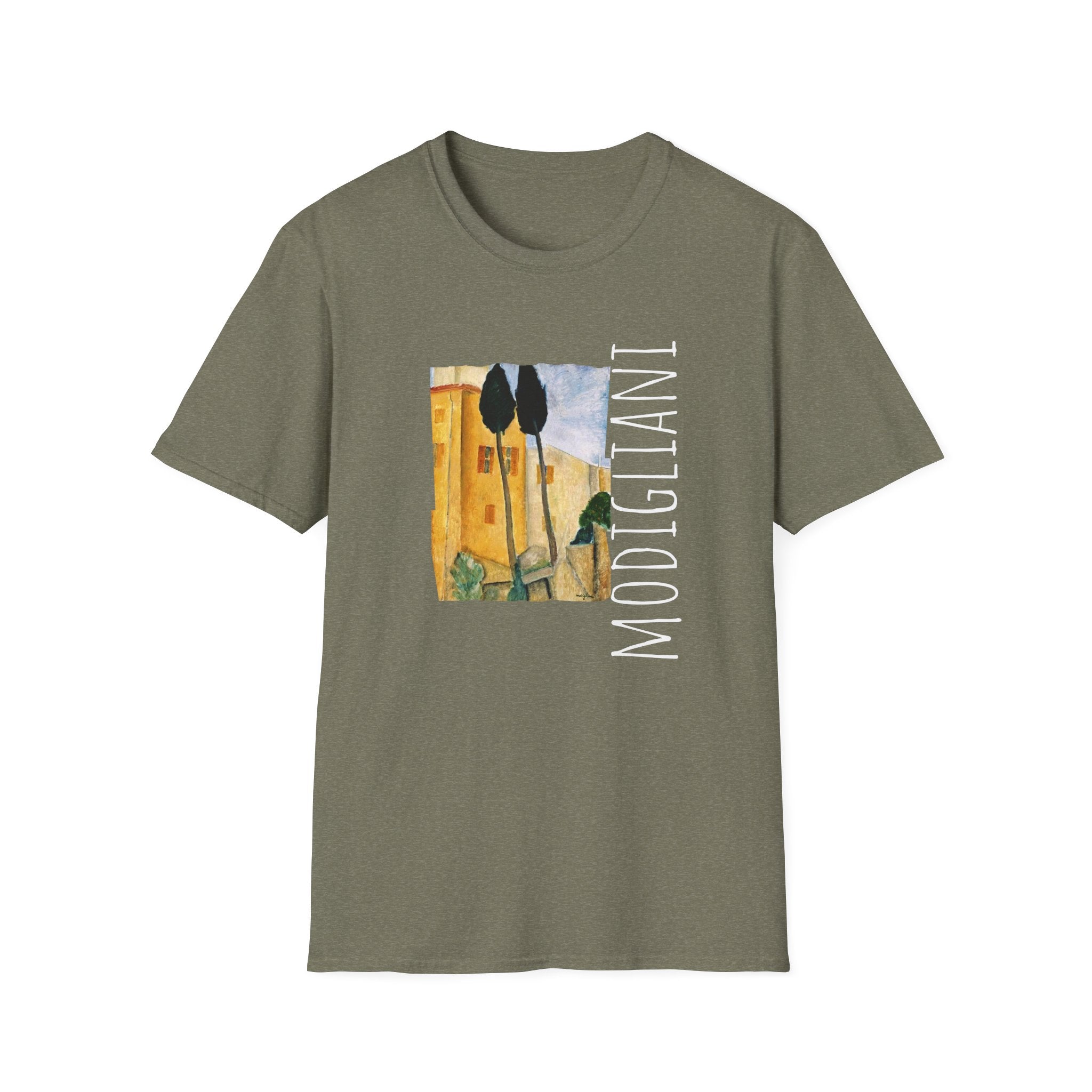 Unisex soft style Tshirt with Modigliani Art print