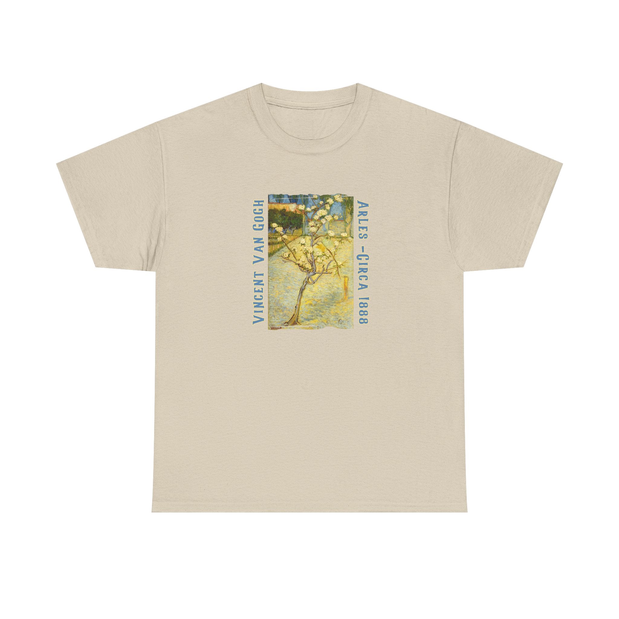Heavy Cotton  T Shirt— Van Gogh Almond Tree Art print