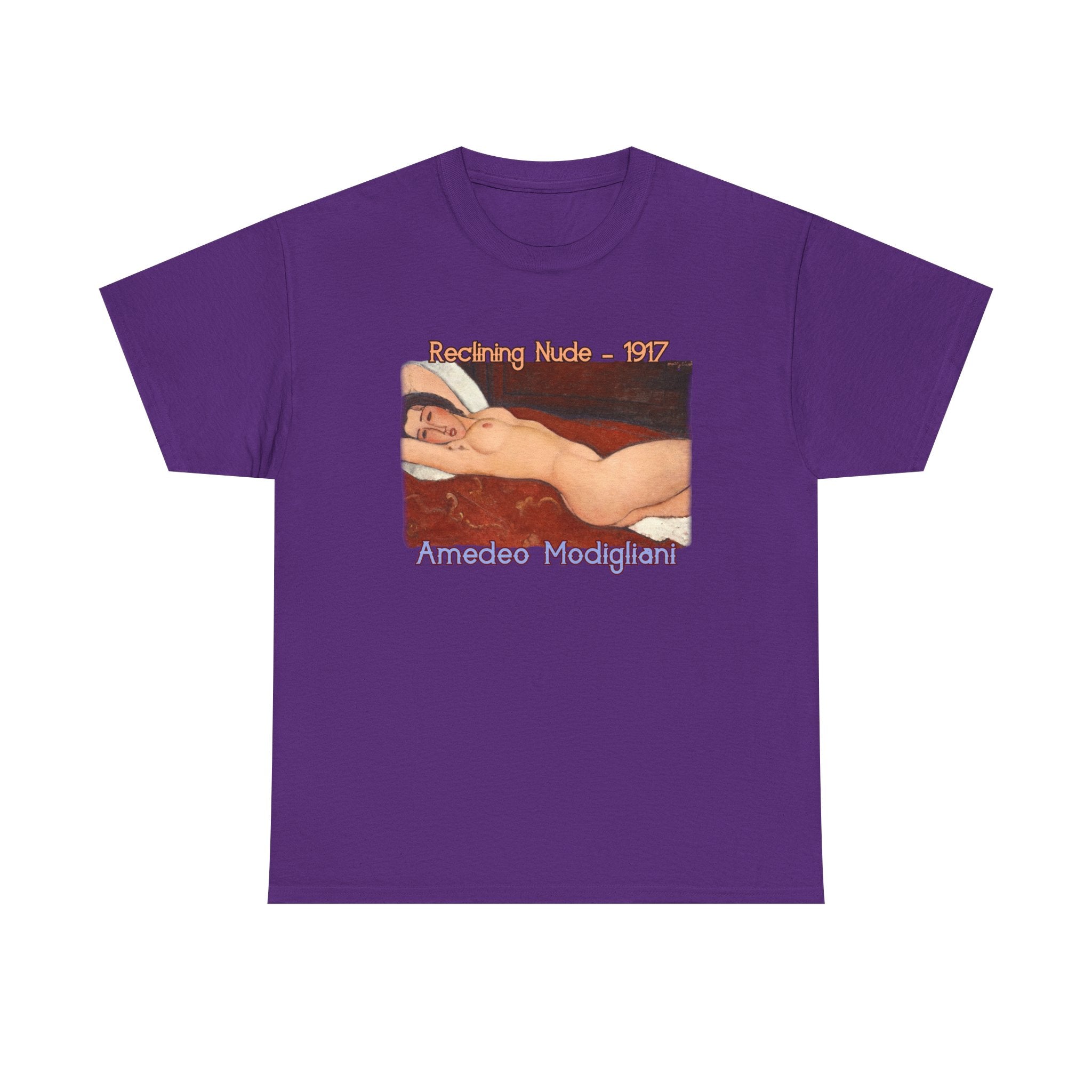 Amedeo Modigliani "Nude" Art print on 100% cotton T shirt
