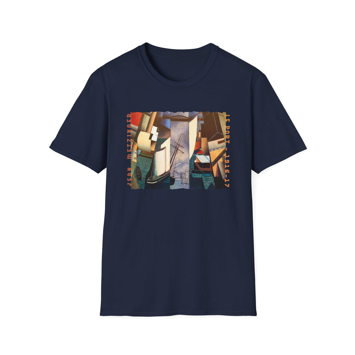 "Le Port" Art print  by Jean Metzinger. on 100% cotton unisex T shirt