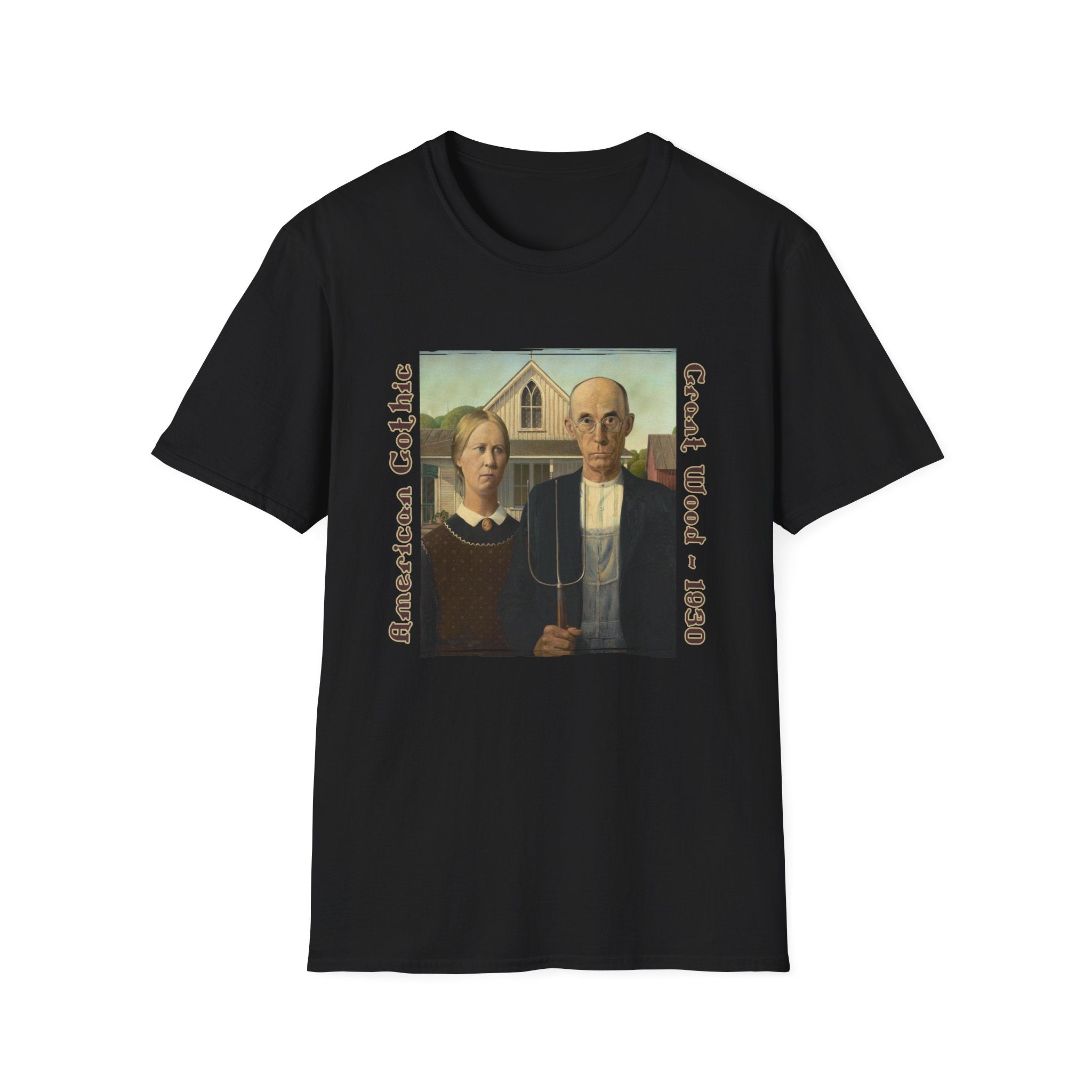 American Gothic T-Shirt – Grant Wood 1930 Art Tee