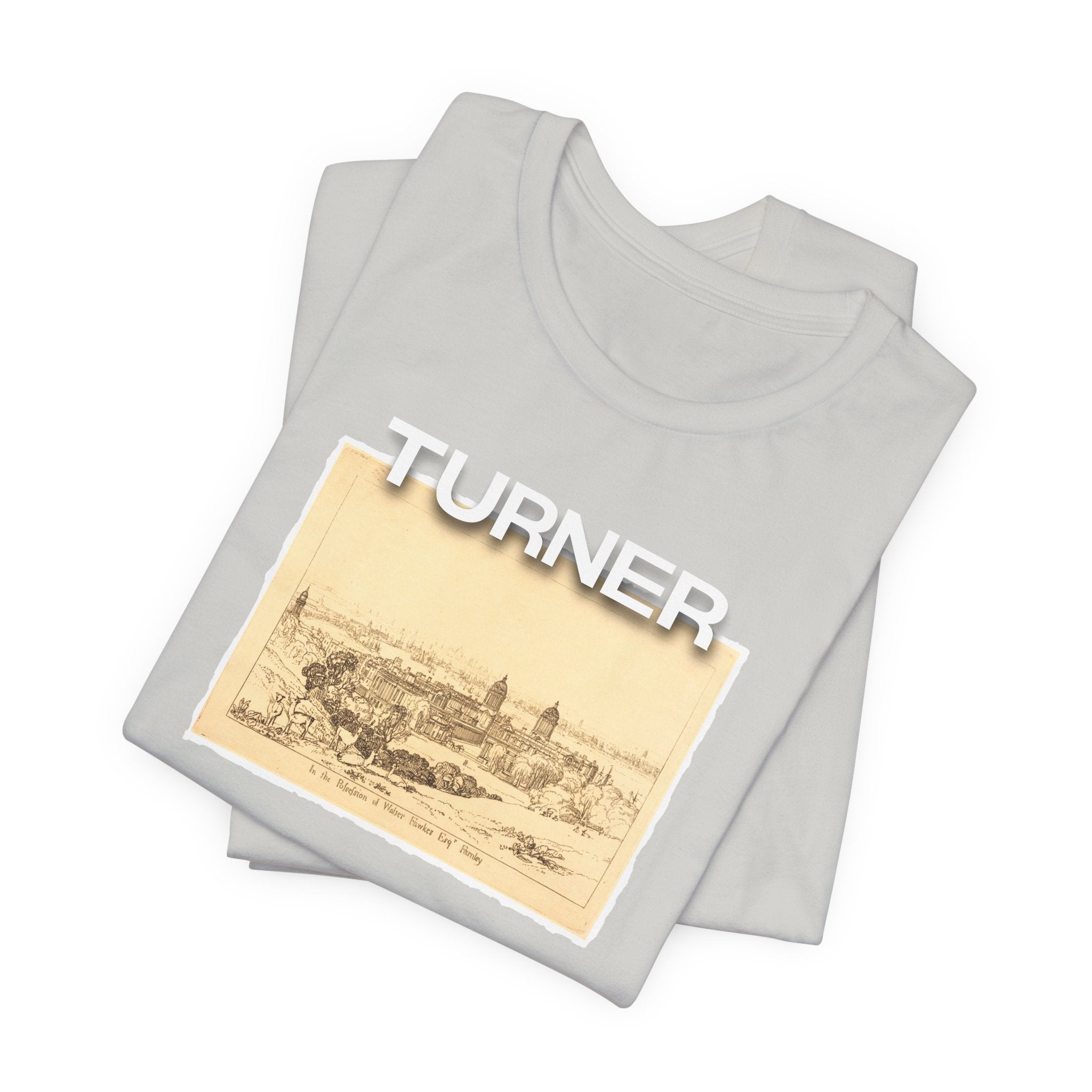 JMW Turner  Etching of 'London from Greenwich' Art print on lightweight Jersey cotton
