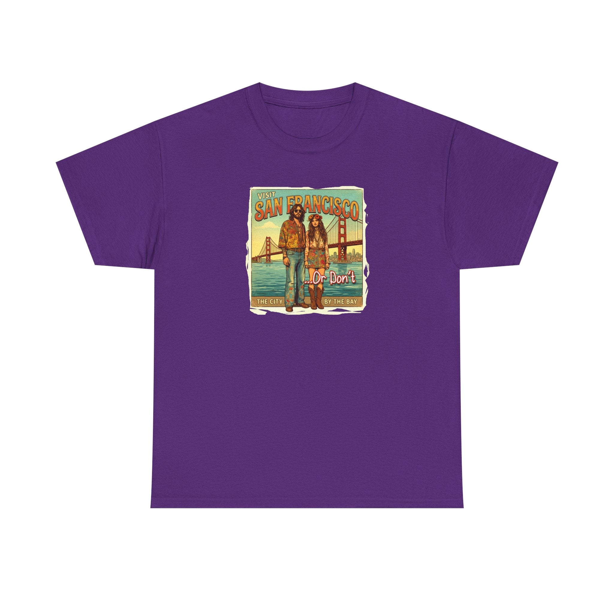 Vintage 'Visit San Francisco' 'Or Don't"  on medium weight 100% cotton T Shirt.