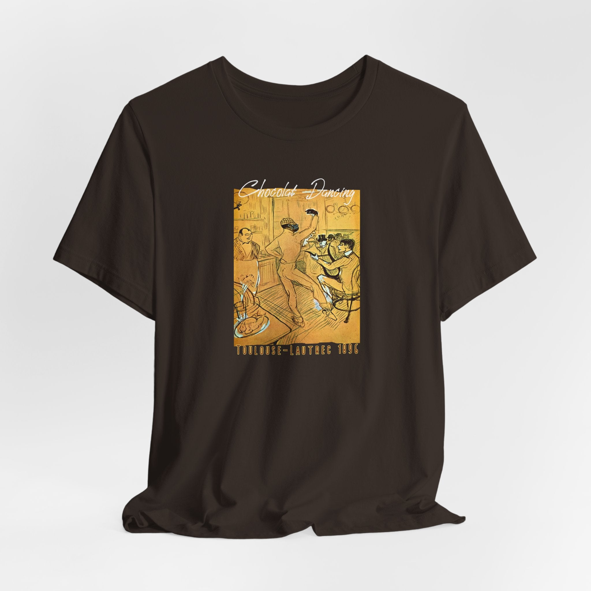 Toulouse Lautrec 'Chocolat Dancing'  Art print on  soft cotton lightweight T shirt
