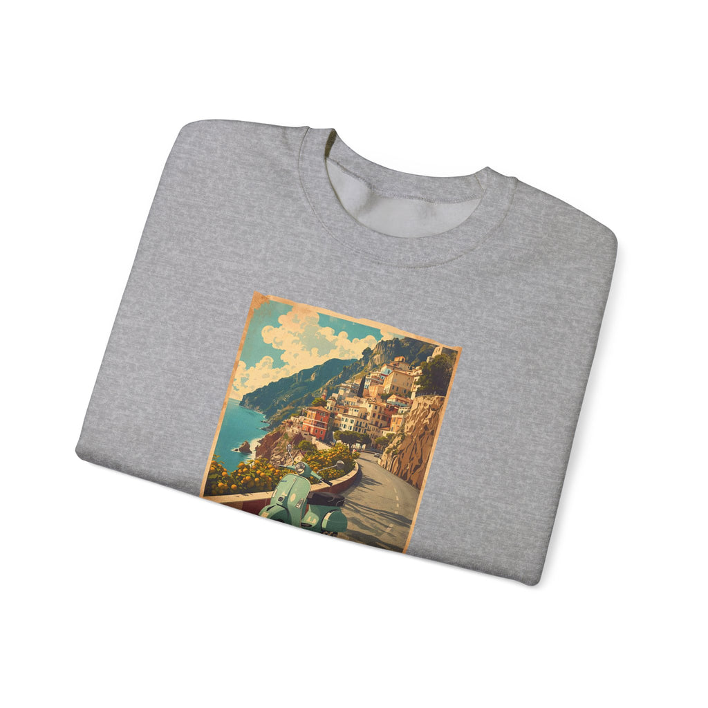 Ciao Italia 'Vespa' Art print on Unisex Heavy Blend™ Crewneck Sweatshirt