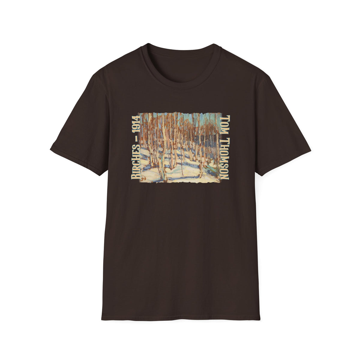 'Birch Forest' 1914. Tom Thomson design on 100% cotton lightweight t shirt