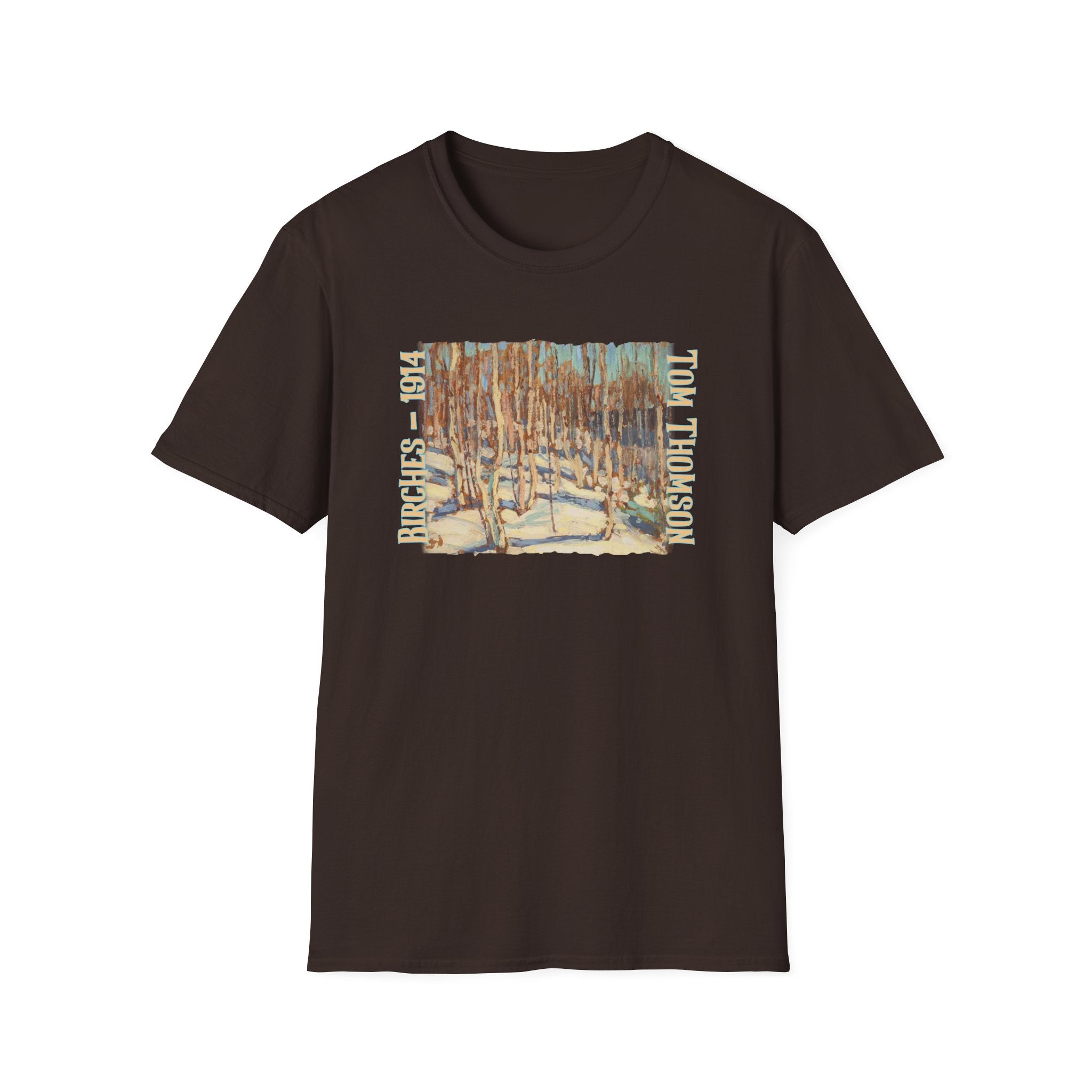 'Birch Forest' 1914. Tom Thomson design on 100% cotton lightweight t shirt