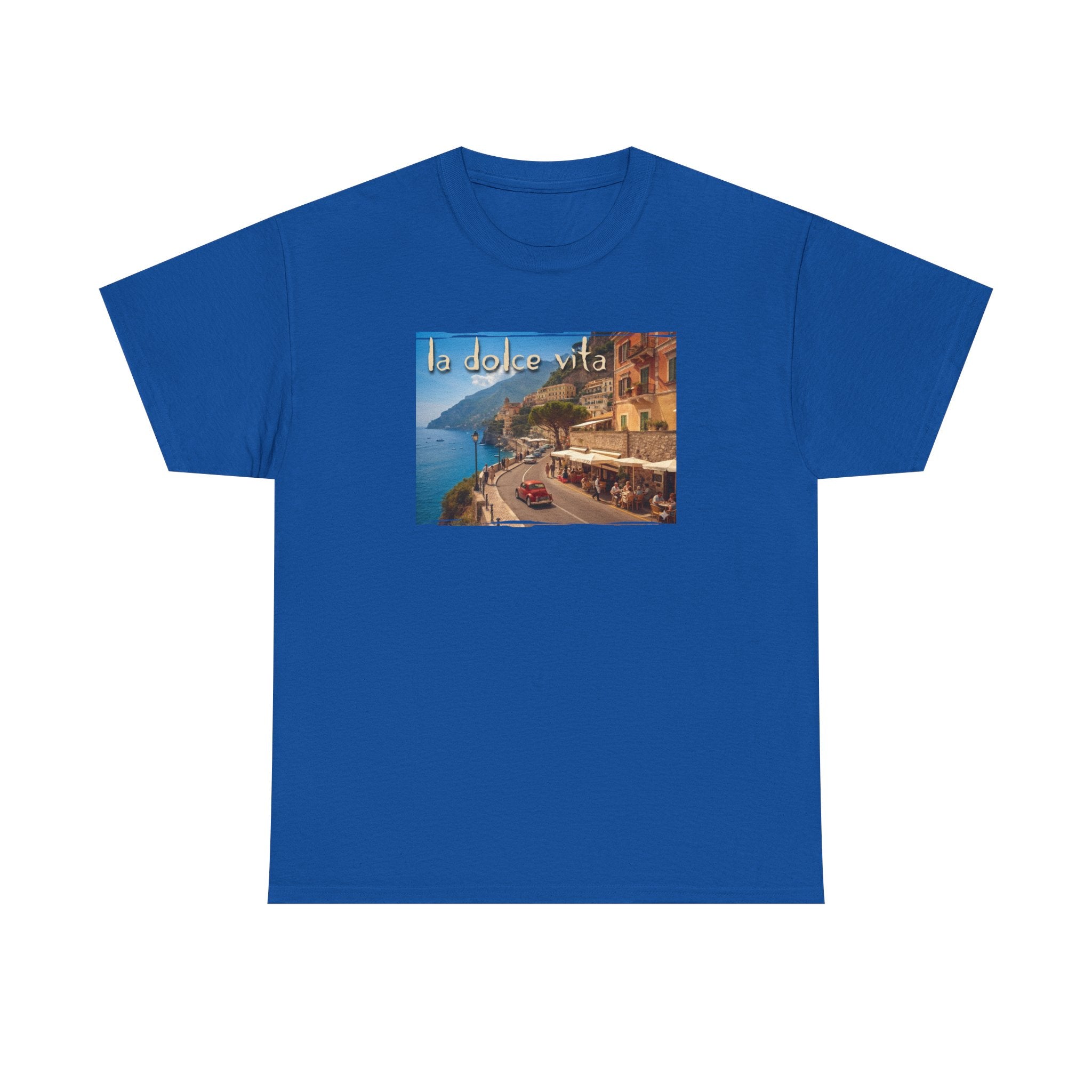 La Dolce Vita Art print on medium weight soft cotton T shirt