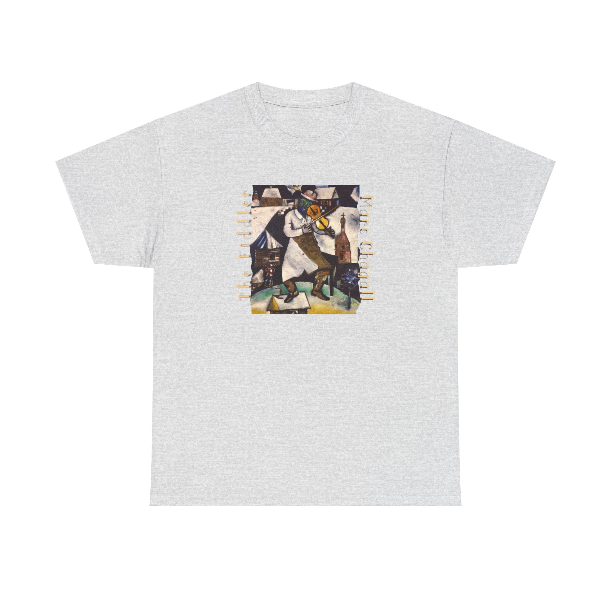 The Fiddler Chagall Art print on soft 100% cotton classic fit Tee