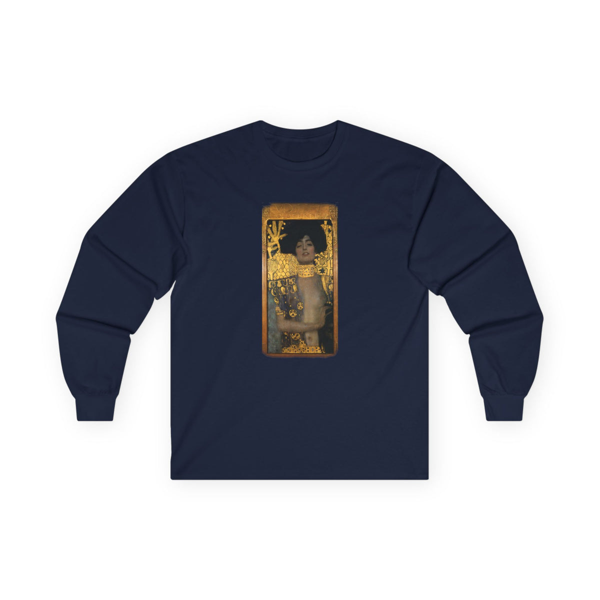 Gustave Klimt Art print on thick feel cotton Long Sleeve Tshirt