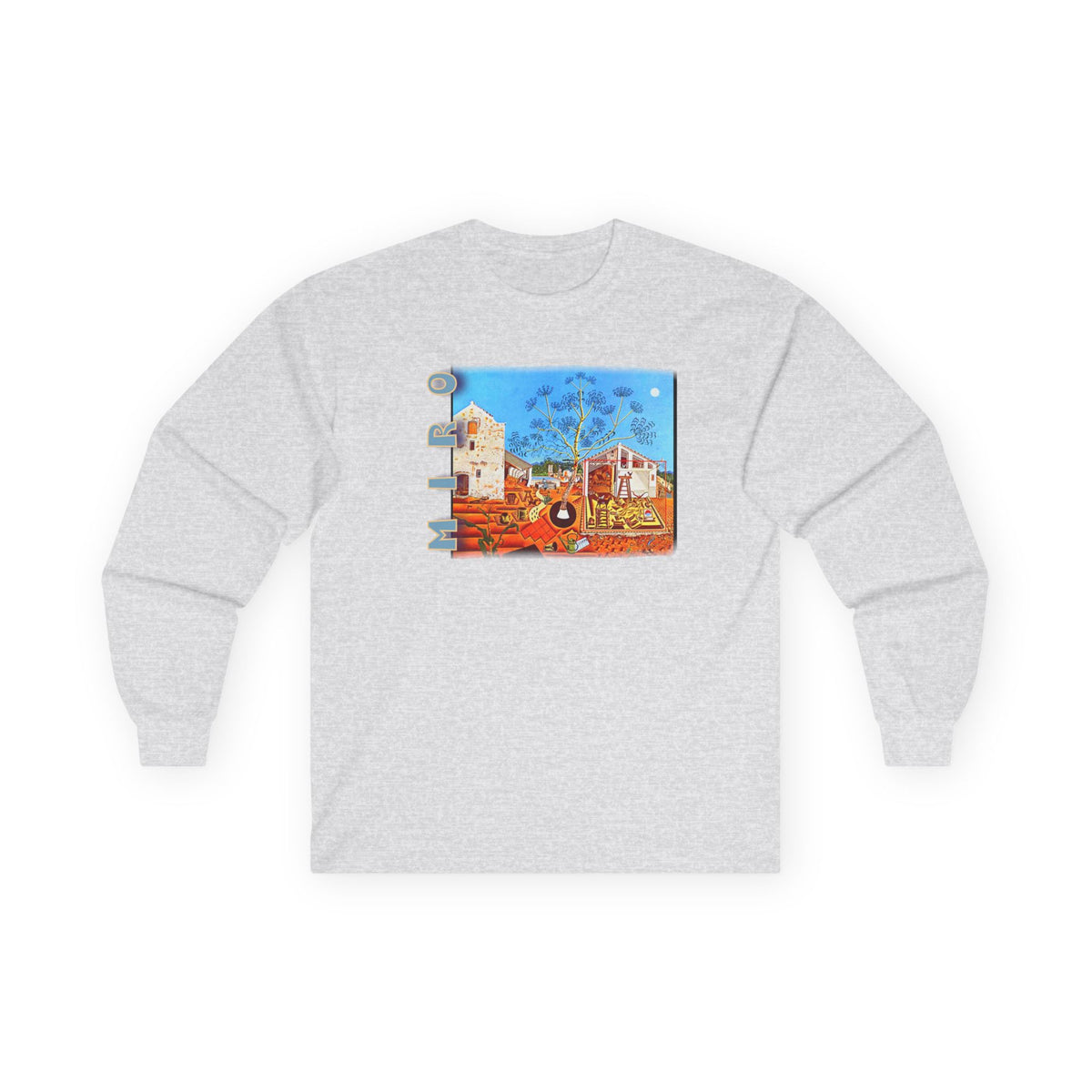 Joan Miro Art print 'The Farm' on Long Sleeve thicker cotton Tee.