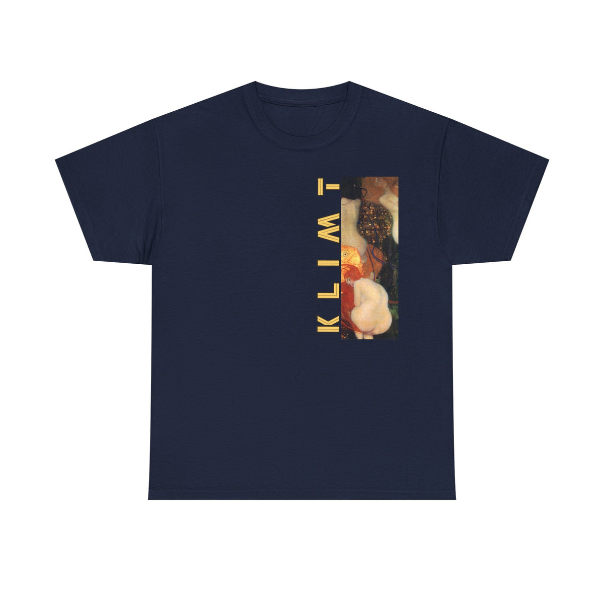 Klimt 'Goldfish' Art print on medium weight 100% cotton T shirt