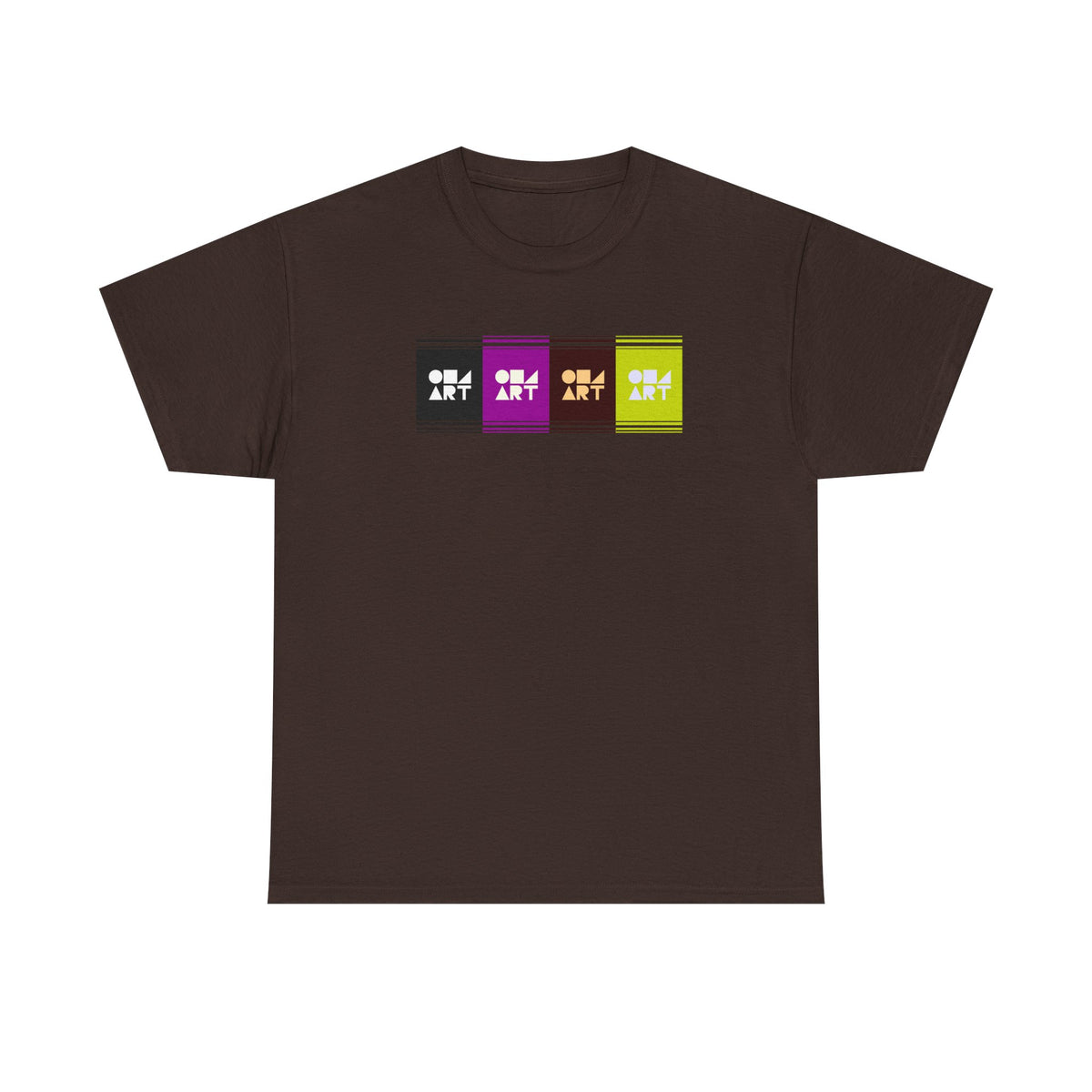 Retro Pop Graphic Tshirt saying ART on 100% soft cotton .