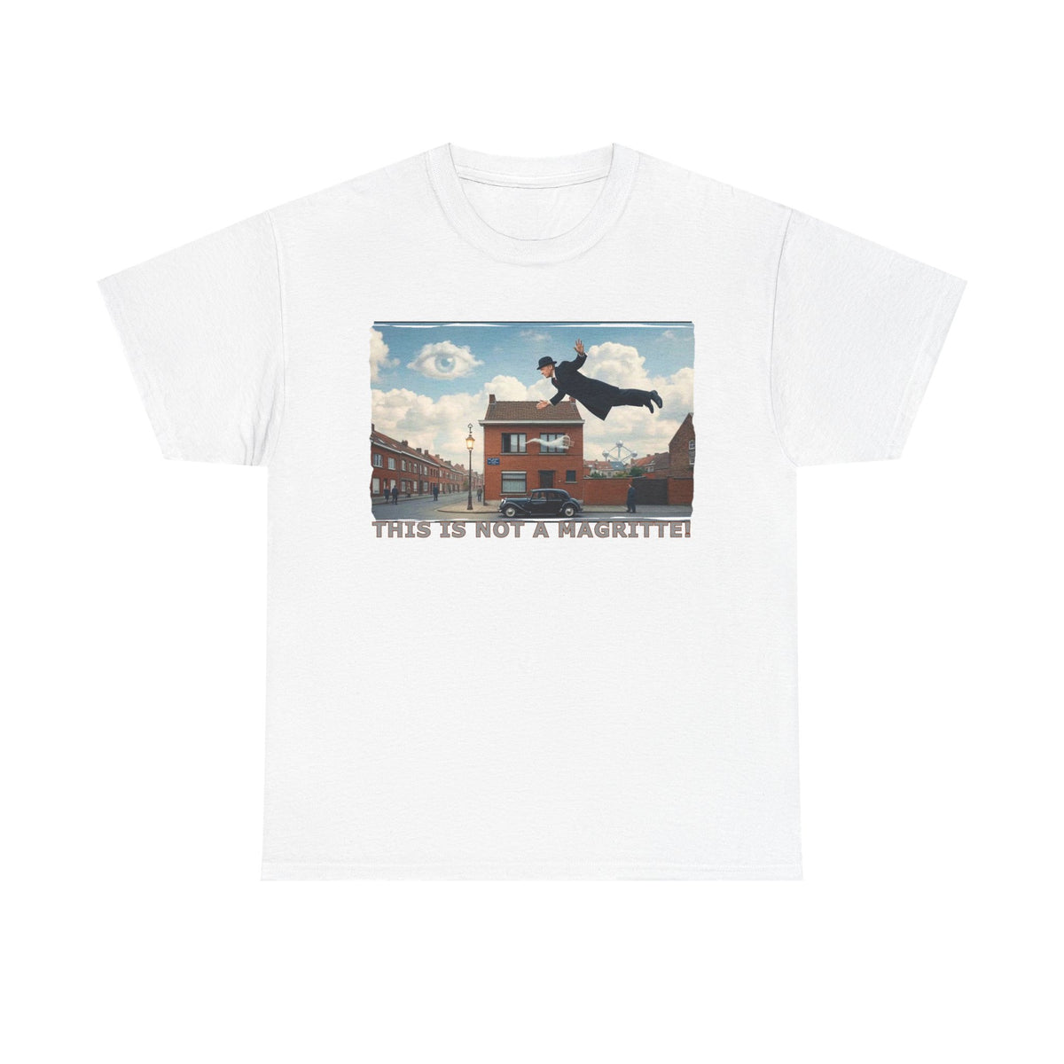 'This is not a Magritte'- Art print on unisex heavy cotton T  shirt.