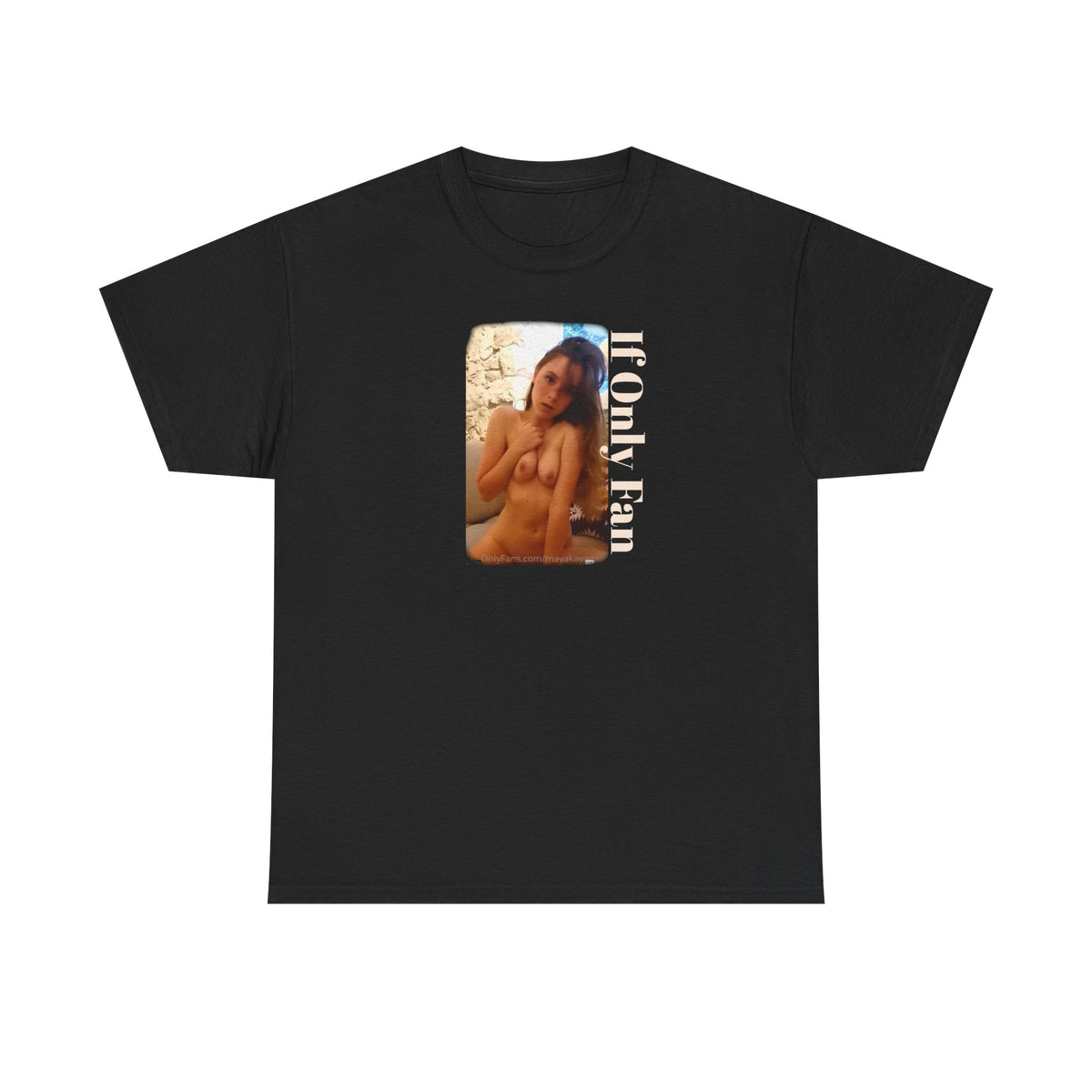 'If Only Fan' Art print on Unisex Heavy Cotton Tshirt.