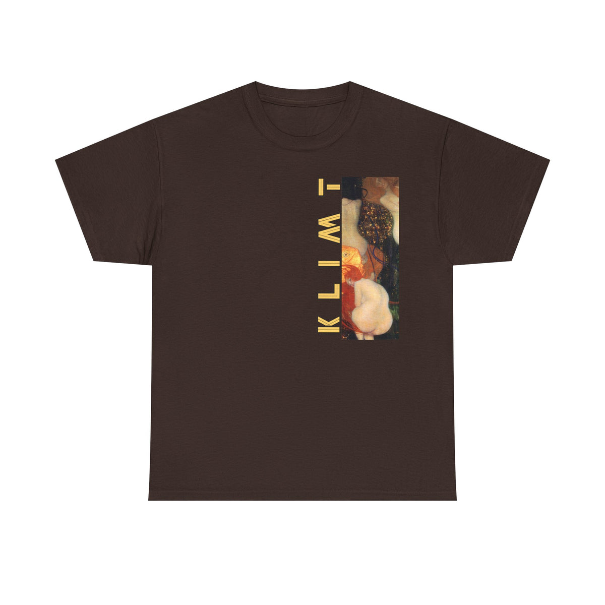 Klimt 'Goldfish' Art print on medium weight 100% cotton T shirt