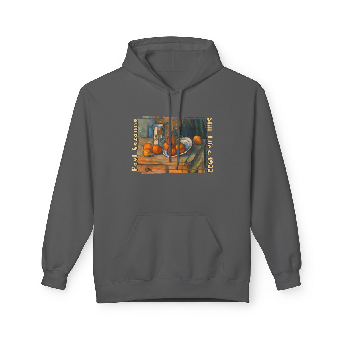 Paul Cezanne Art print 'Still Life' on midweight fleece hoodie.