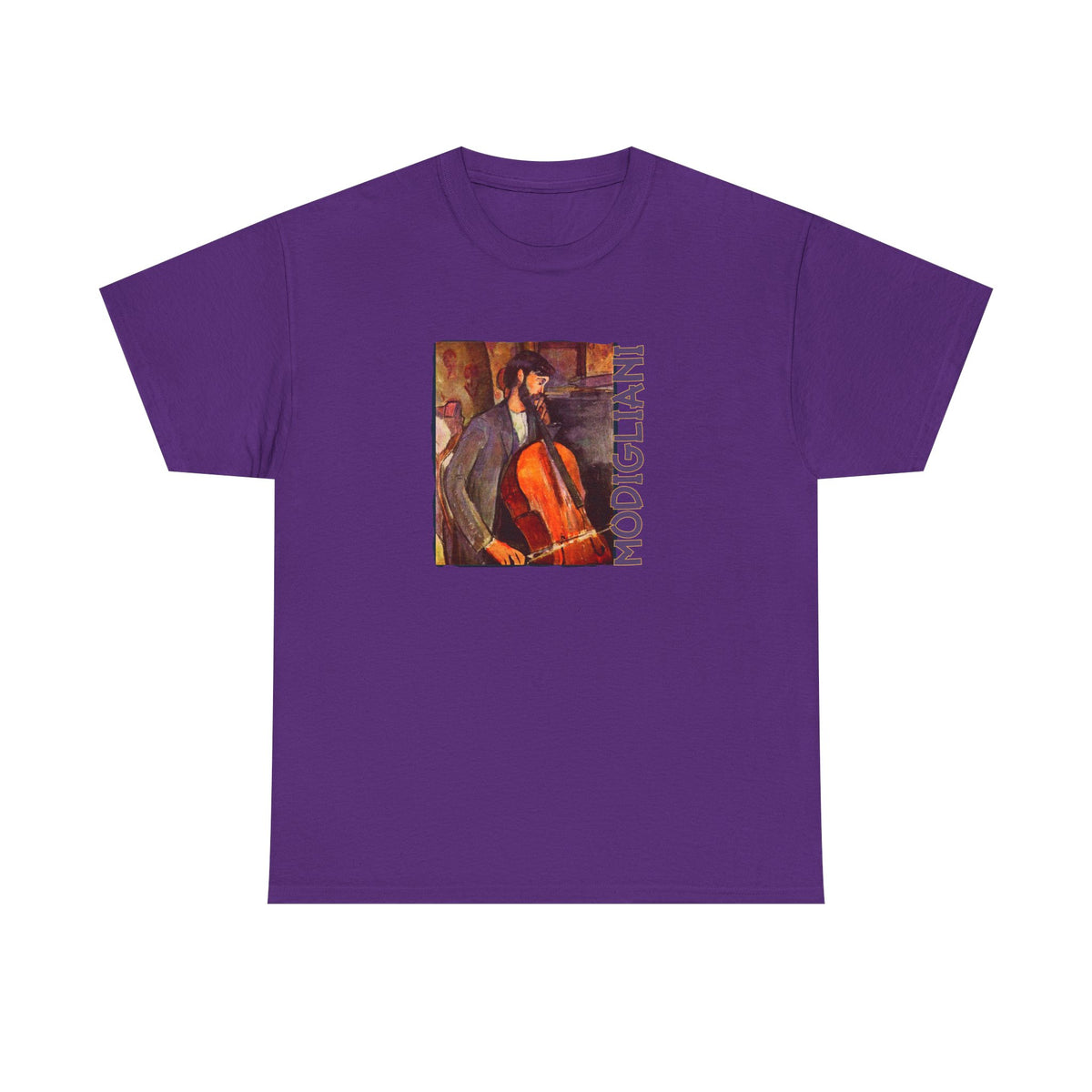 Modigliani Art print of  'The Cellist' on soft breathable 100% cotton