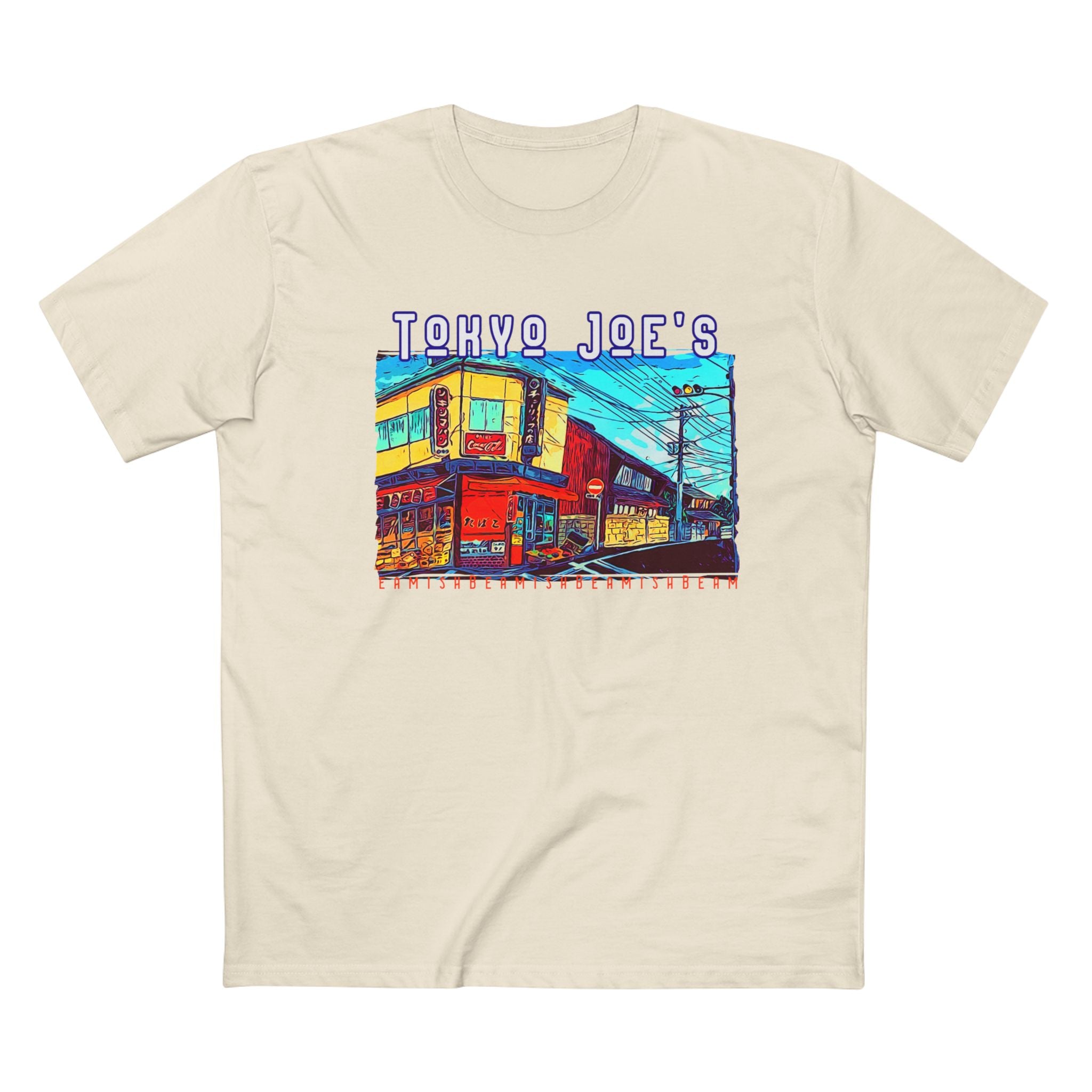 Regular fit Cotton T shirt with Tokyo Joe's Art print design.