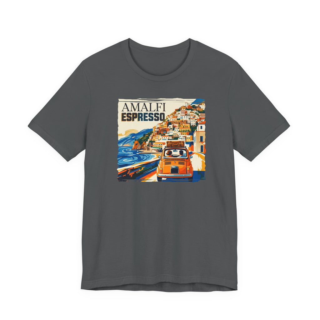 'Amalfi' pop poster Art print on Unisex 100 % cotton Jersey Short Sleeve unisex Tee