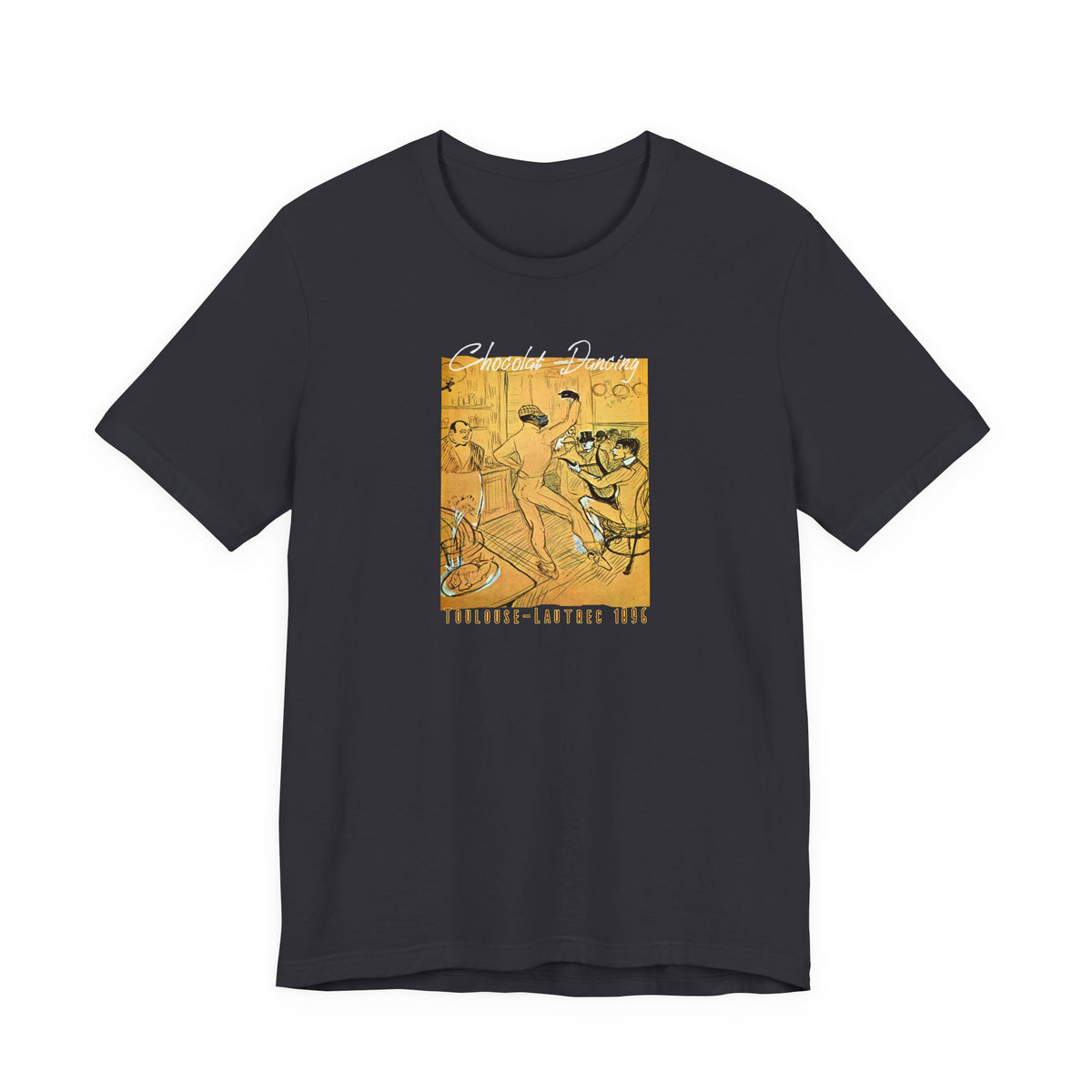 Toulouse Lautrec 'Chocolat Dancing'  Art print on  soft cotton lightweight T shirt