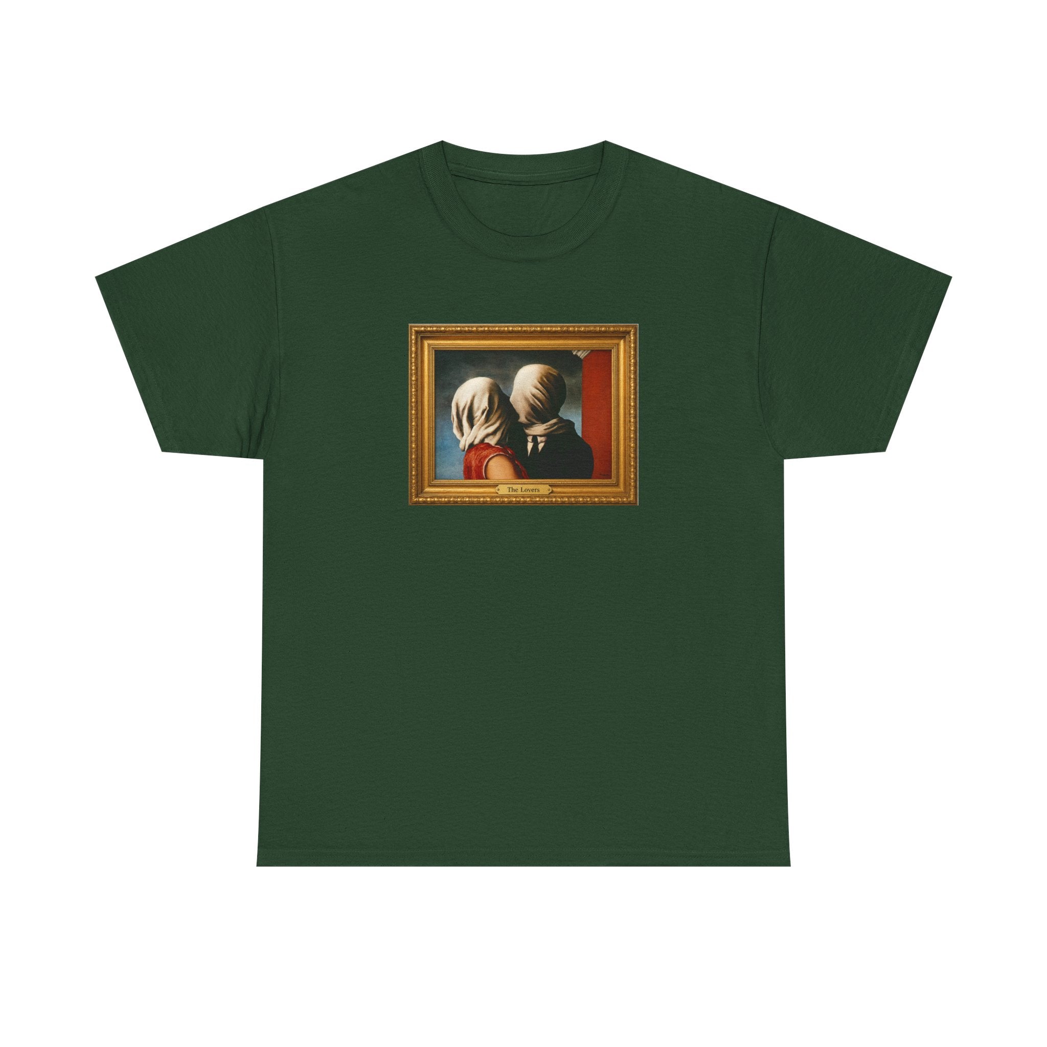 Rene Magritte 'The Lovers' Art print on heavy cotton T shirt
