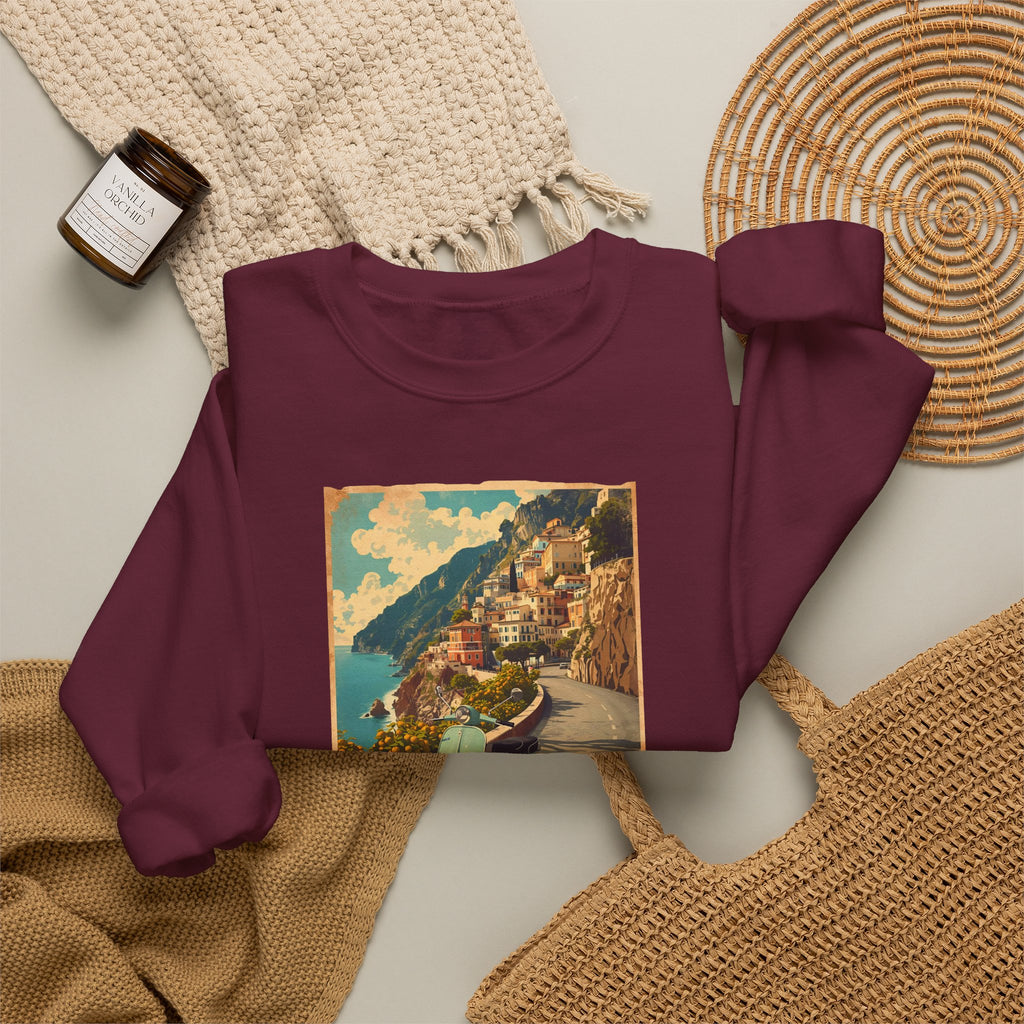 Ciao Italia 'Vespa' Art print on Unisex Heavy Blend™ Crewneck Sweatshirt