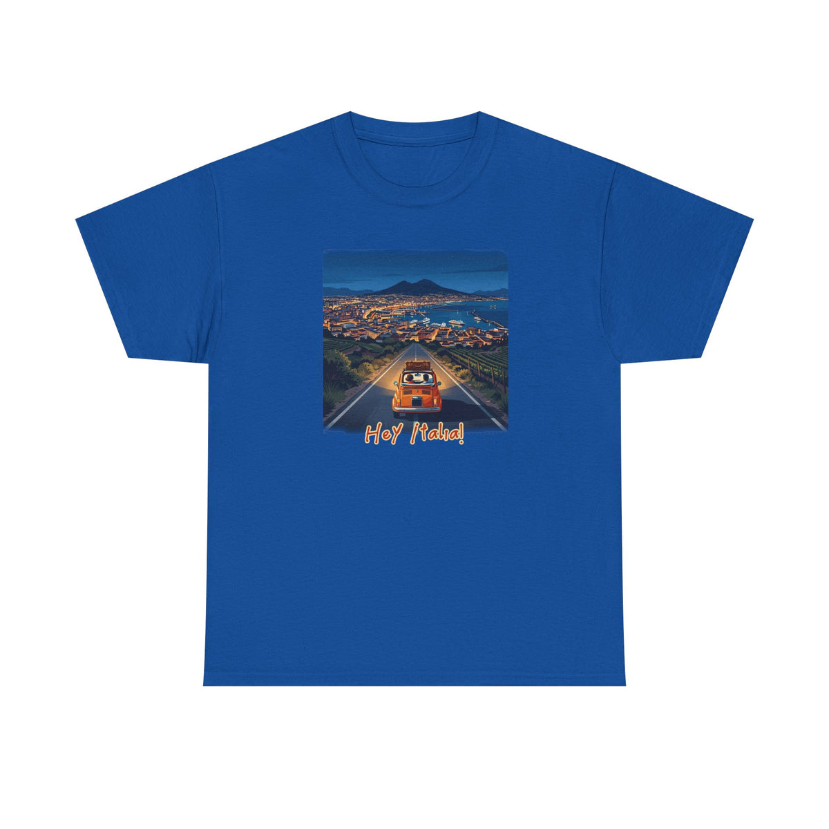 T-shirt en coton doux de poids moyen avec imprimé La Dolce Vita