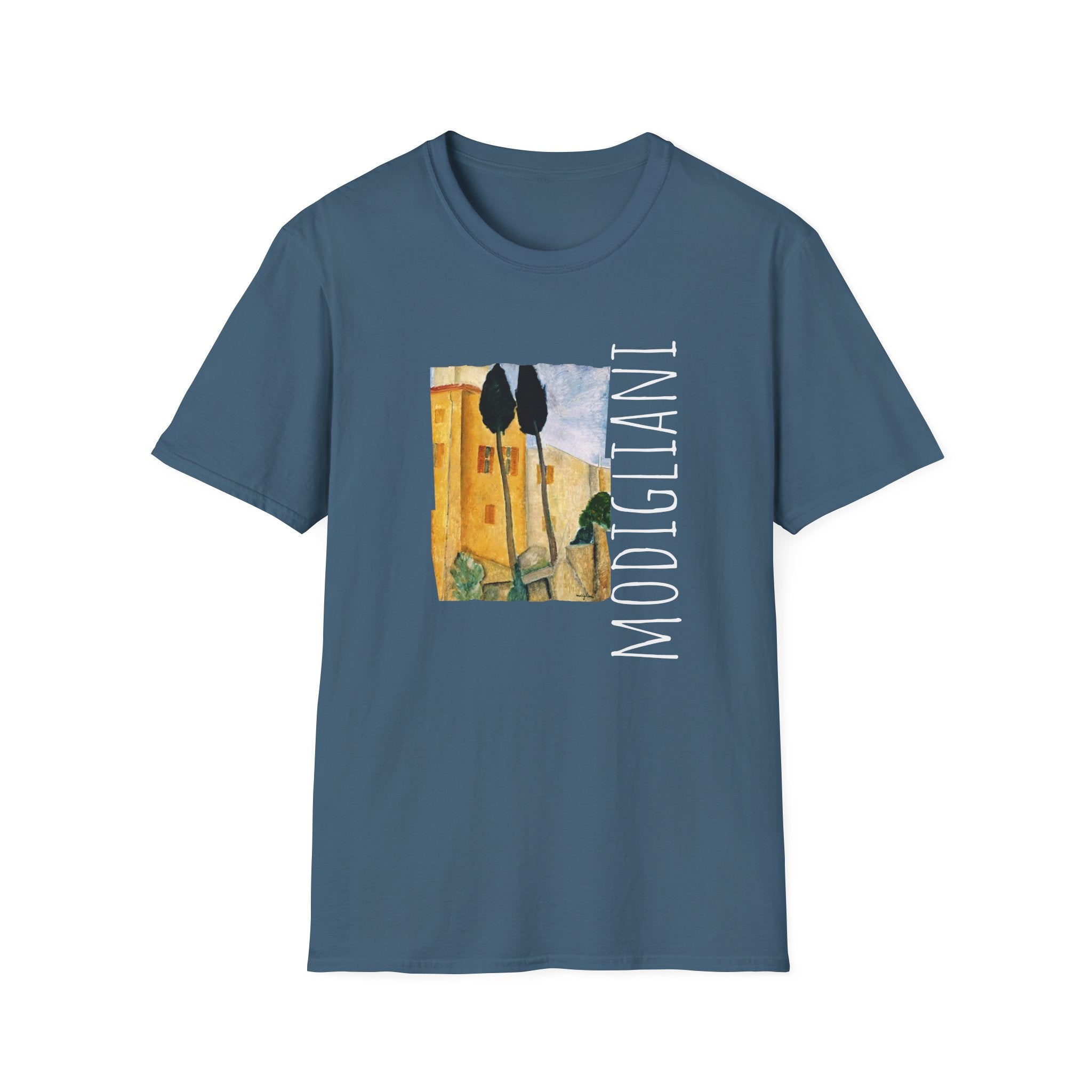 Unisex soft style Tshirt with Modigliani Art print