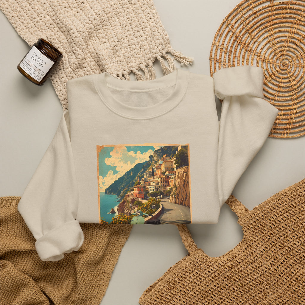 Ciao Italia 'Vespa' Art print on Unisex Heavy Blend™ Crewneck Sweatshirt
