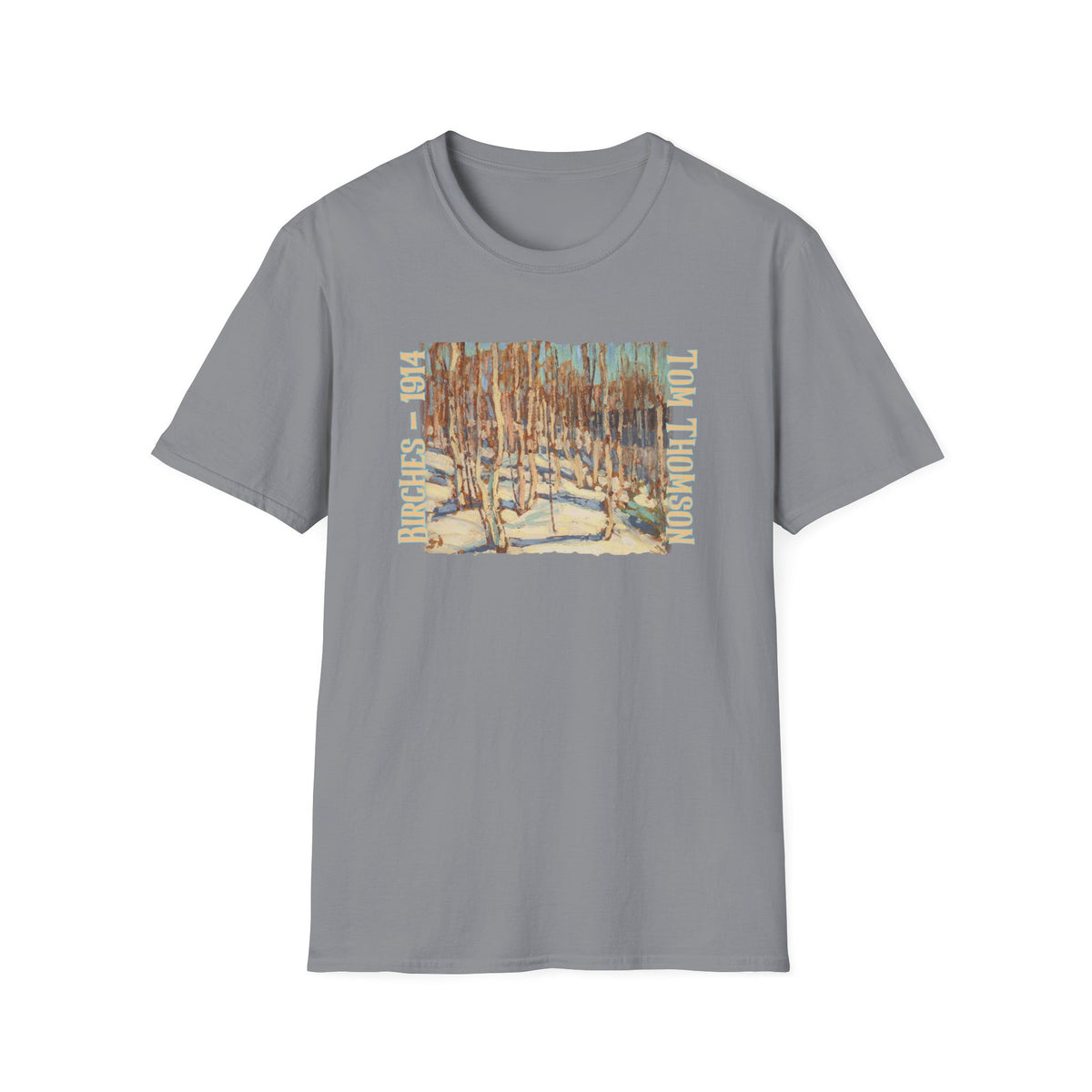 'Birch Forest' 1914. Tom Thomson design on 100% cotton lightweight t shirt