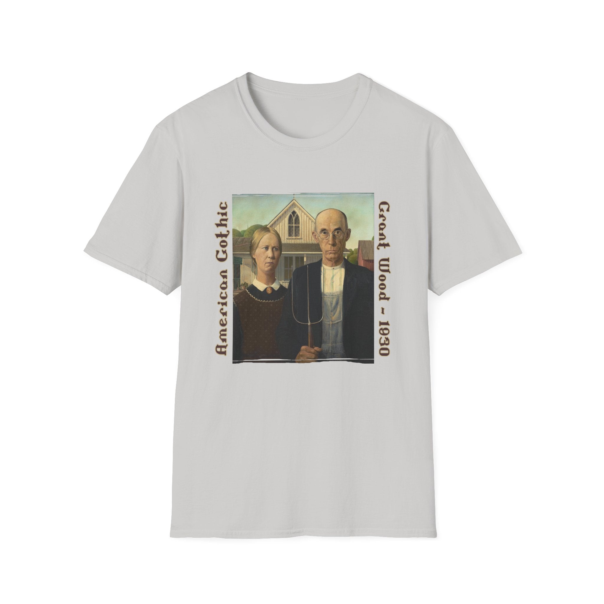 American Gothic T-Shirt – Grant Wood 1930 Art Tee