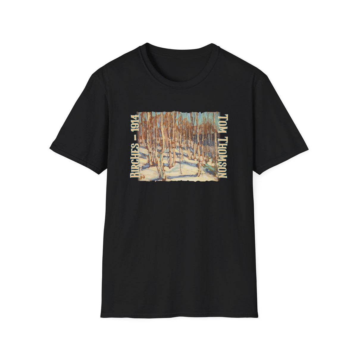 'Birch Forest' 1914. Tom Thomson design on 100% cotton lightweight t shirt