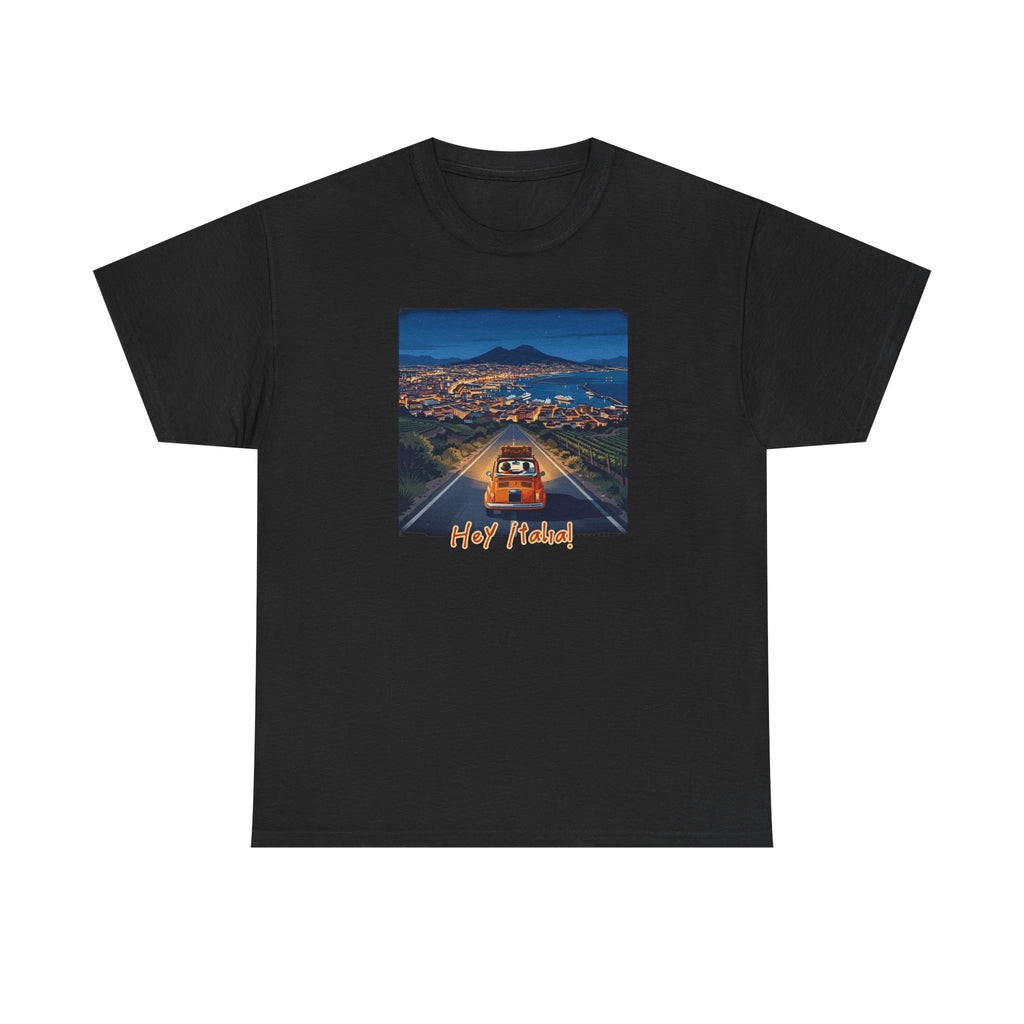 T-shirt en coton doux de poids moyen avec imprimé La Dolce Vita